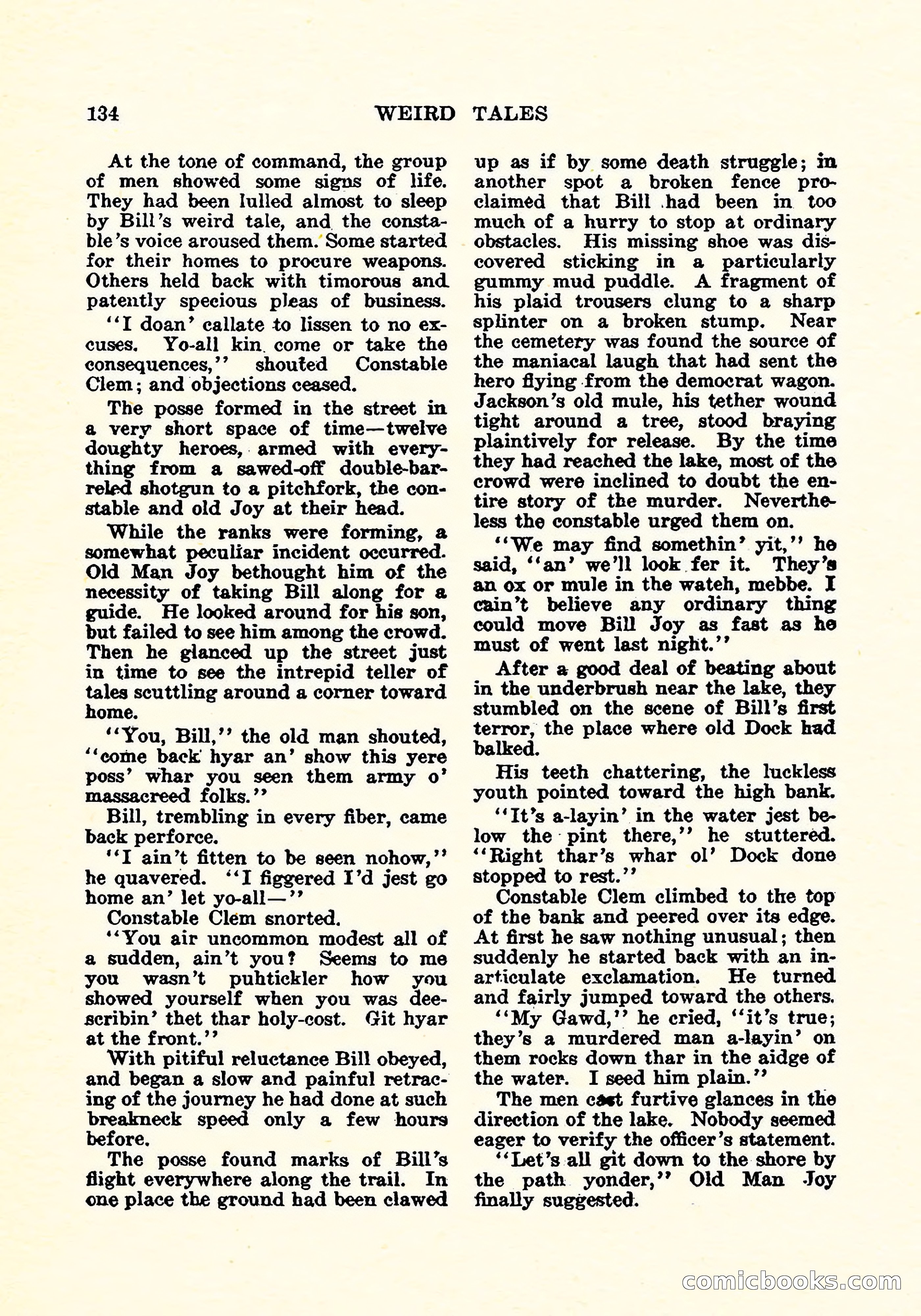 Weird Tales, Vol. 4, No. 4 — page 135 of 194
