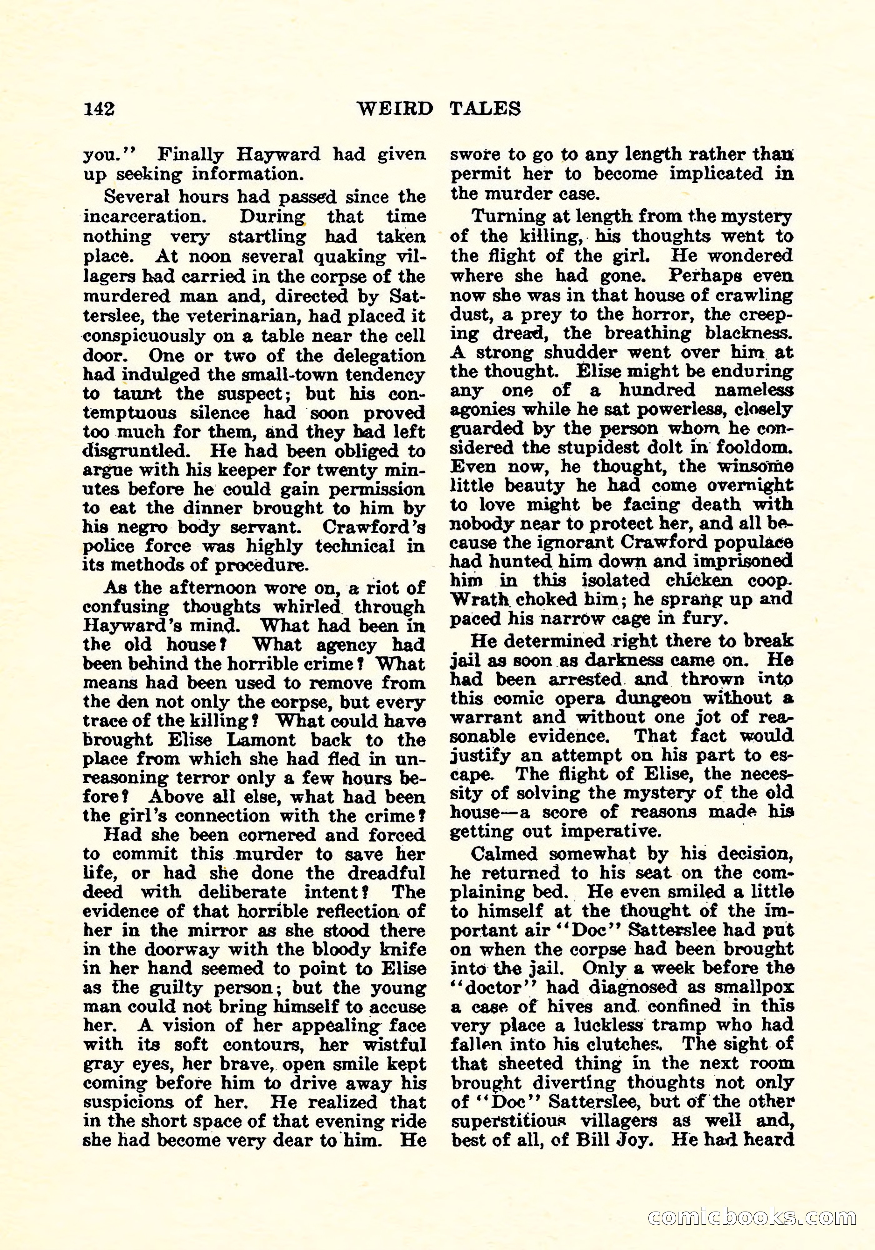Weird Tales, Vol. 4, No. 4 — page 143 of 194