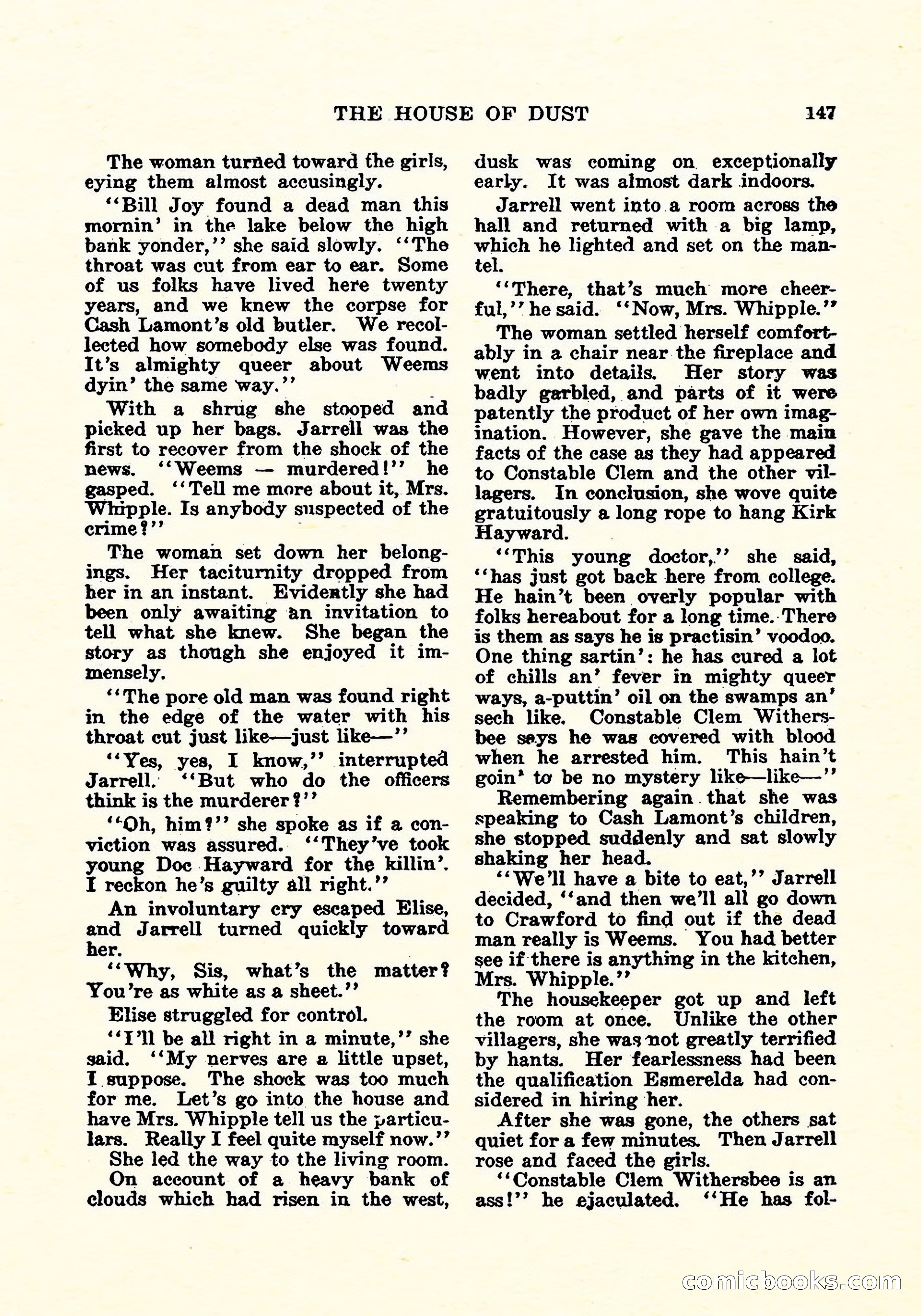 Weird Tales, Vol. 4, No. 4 — page 148 of 194