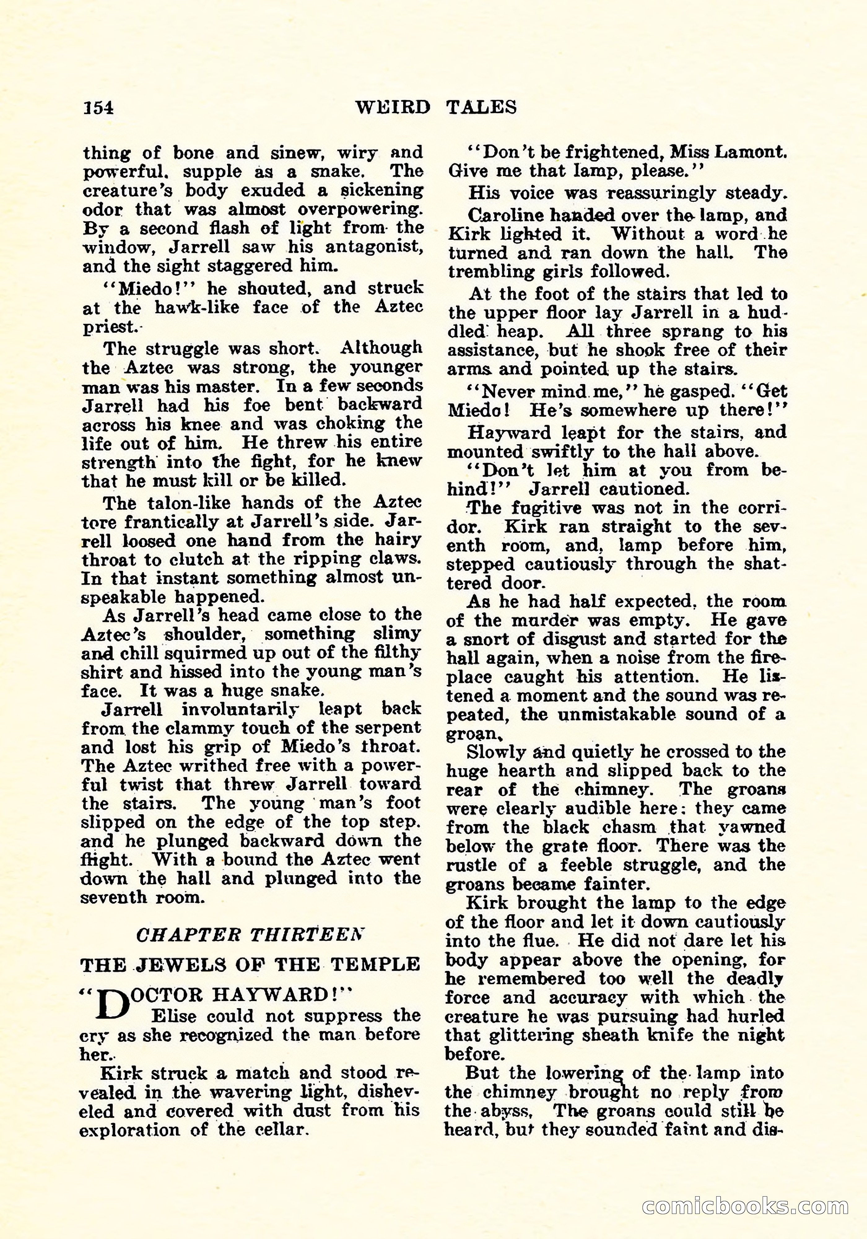 Weird Tales, Vol. 4, No. 4 — page 155 of 194