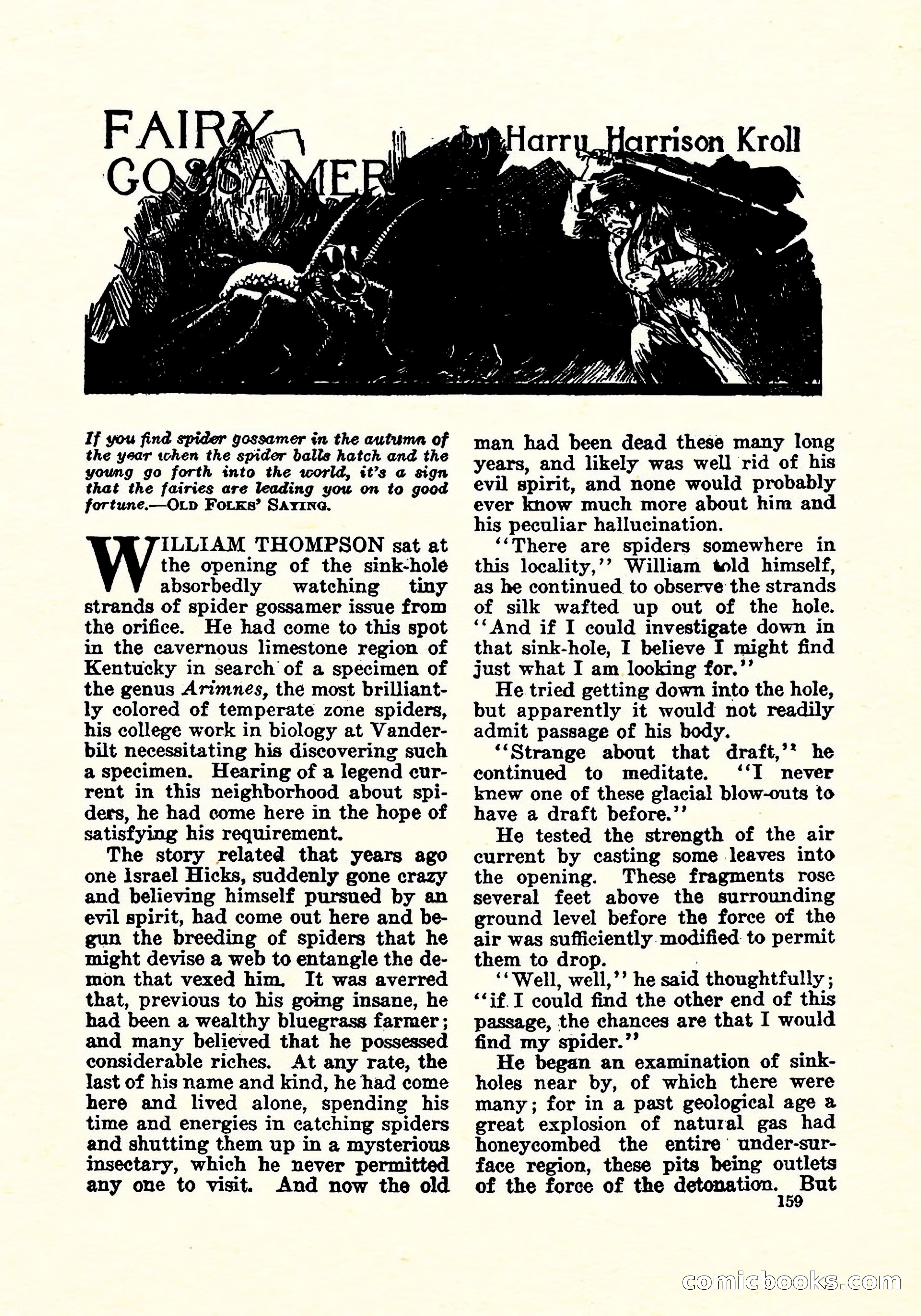 Weird Tales, Vol. 4, No. 4 — page 160 of 194