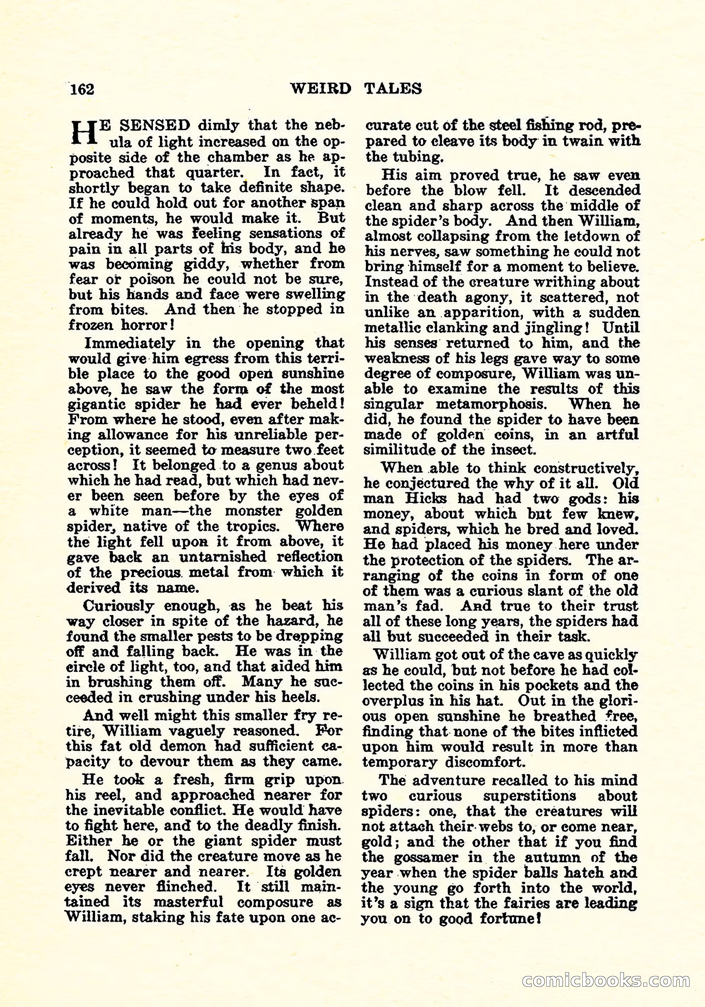 Weird Tales, Vol. 4, No. 4 — page 163 of 194