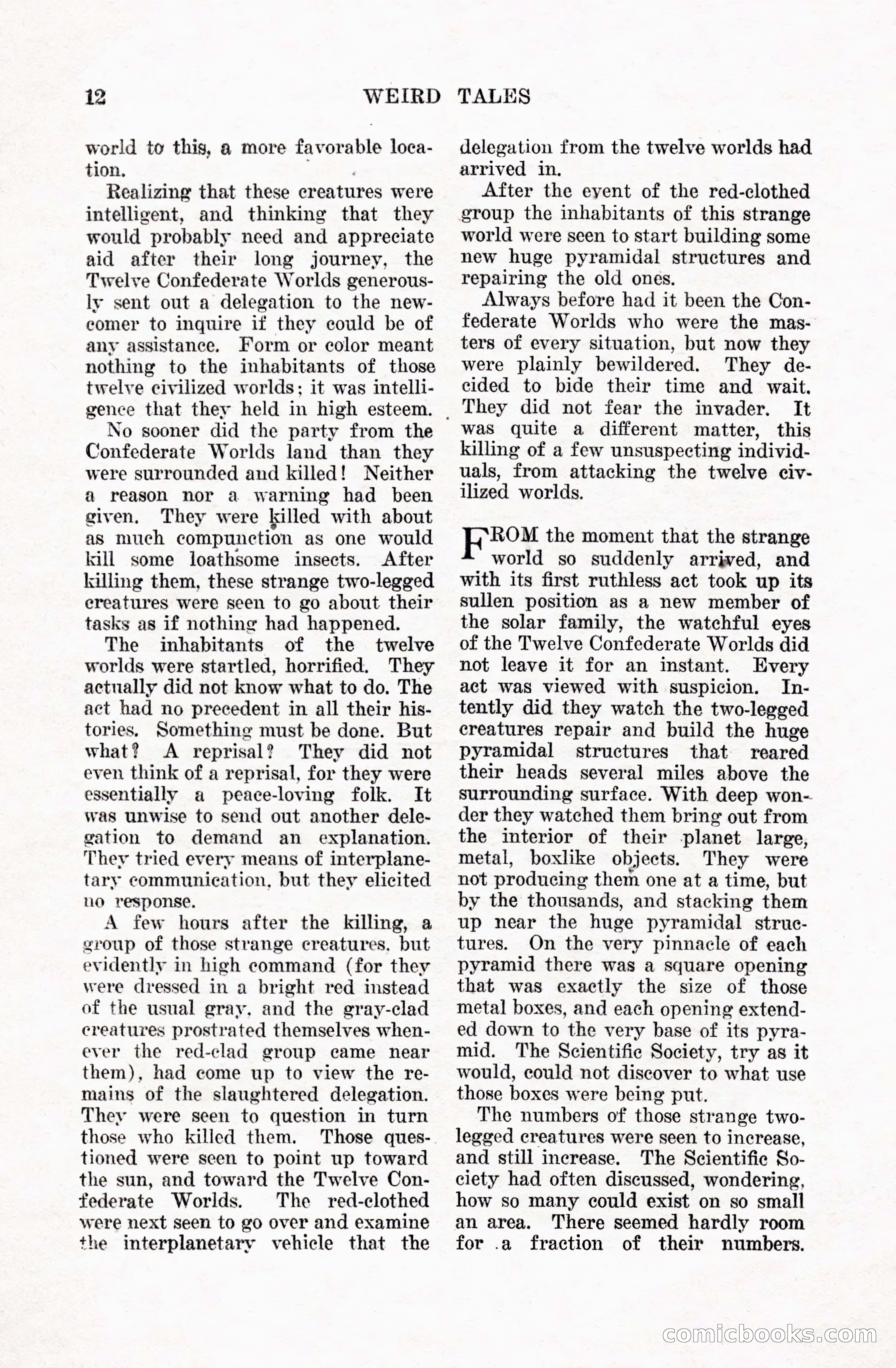 Weird Tales, Vol. 5 No. 1 — page 13 of 195