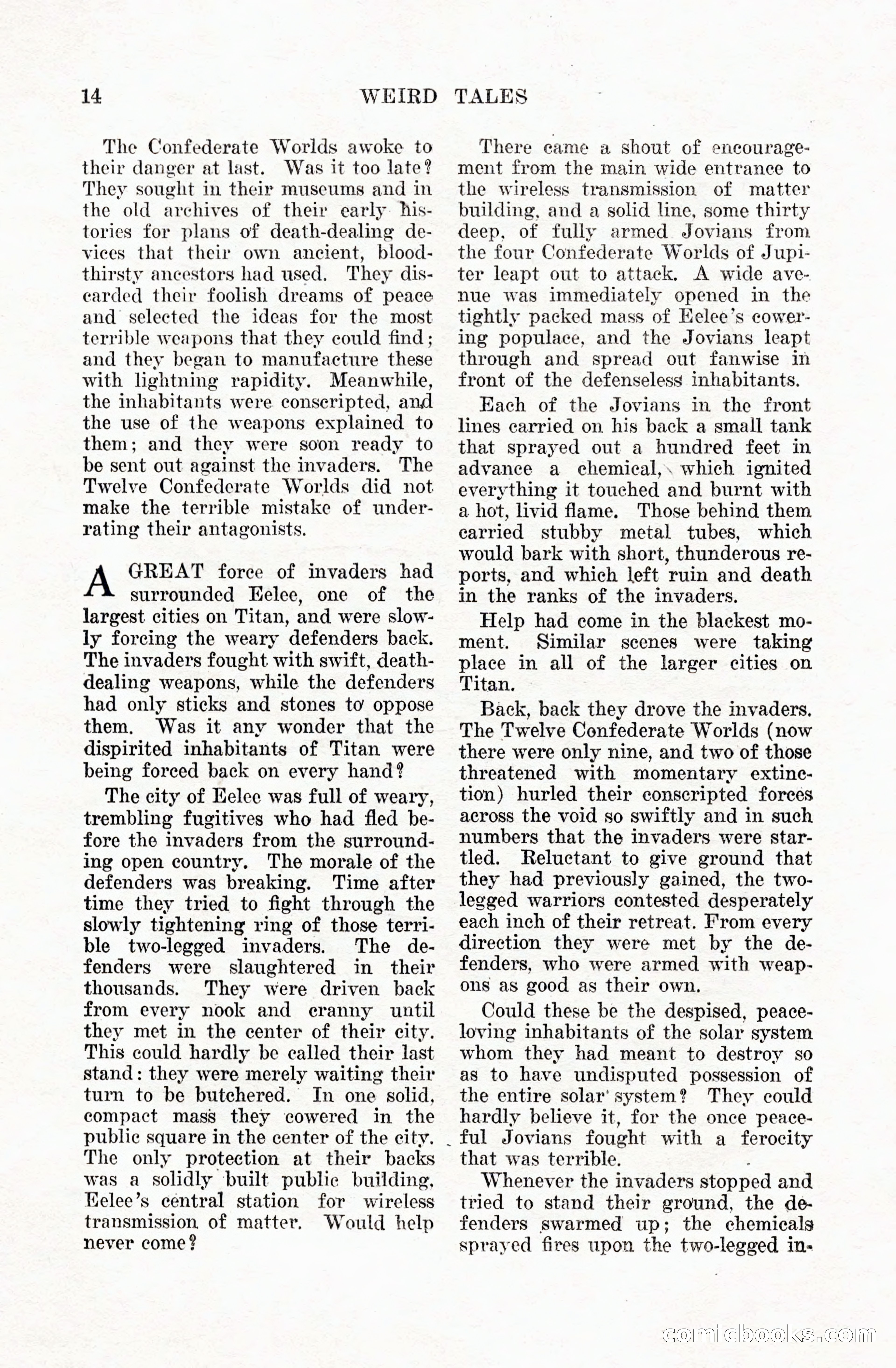 Weird Tales, Vol. 5 No. 1 — page 15 of 195
