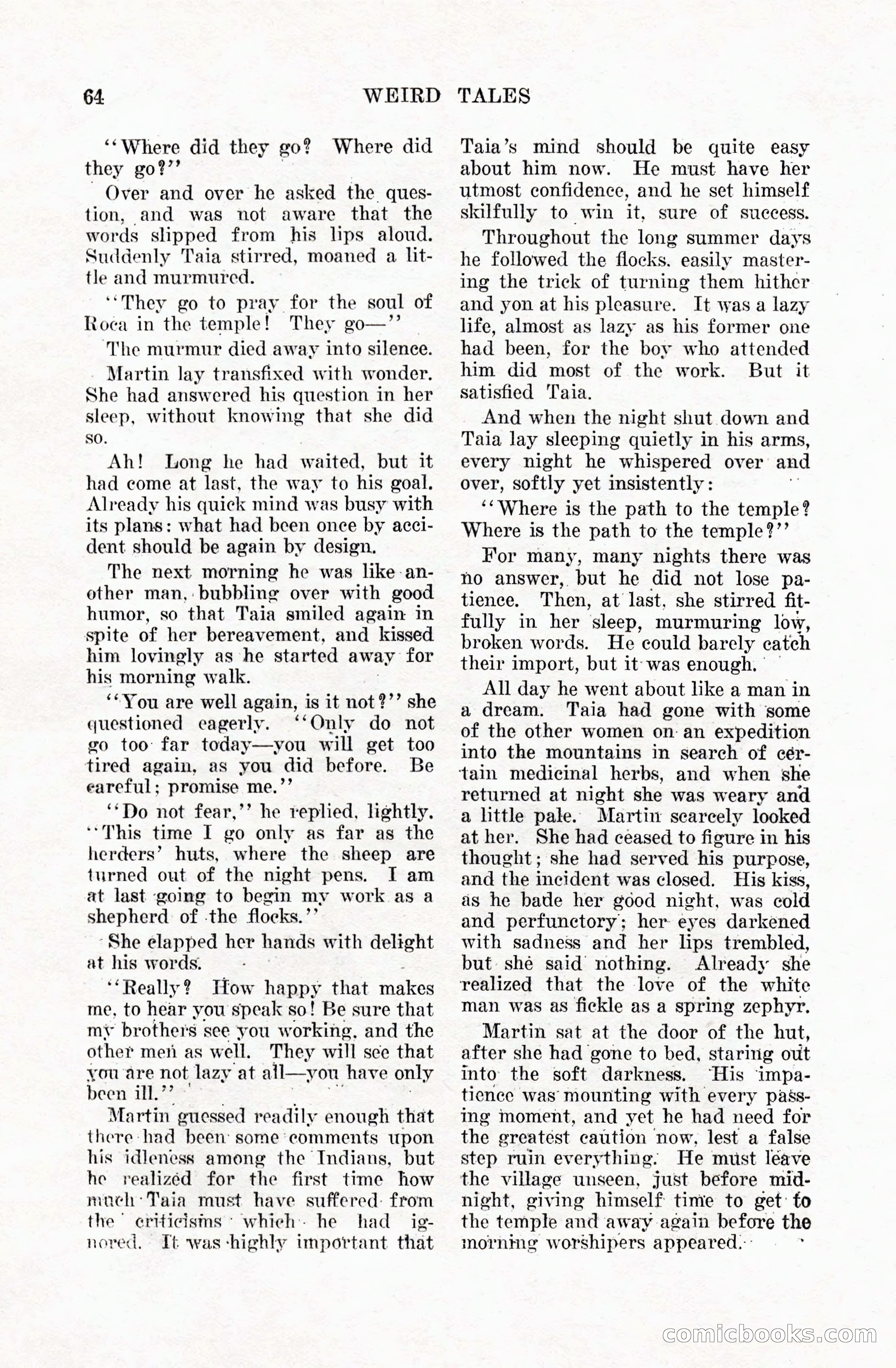 Weird Tales, Vol. 5 No. 1 — page 65 of 195
