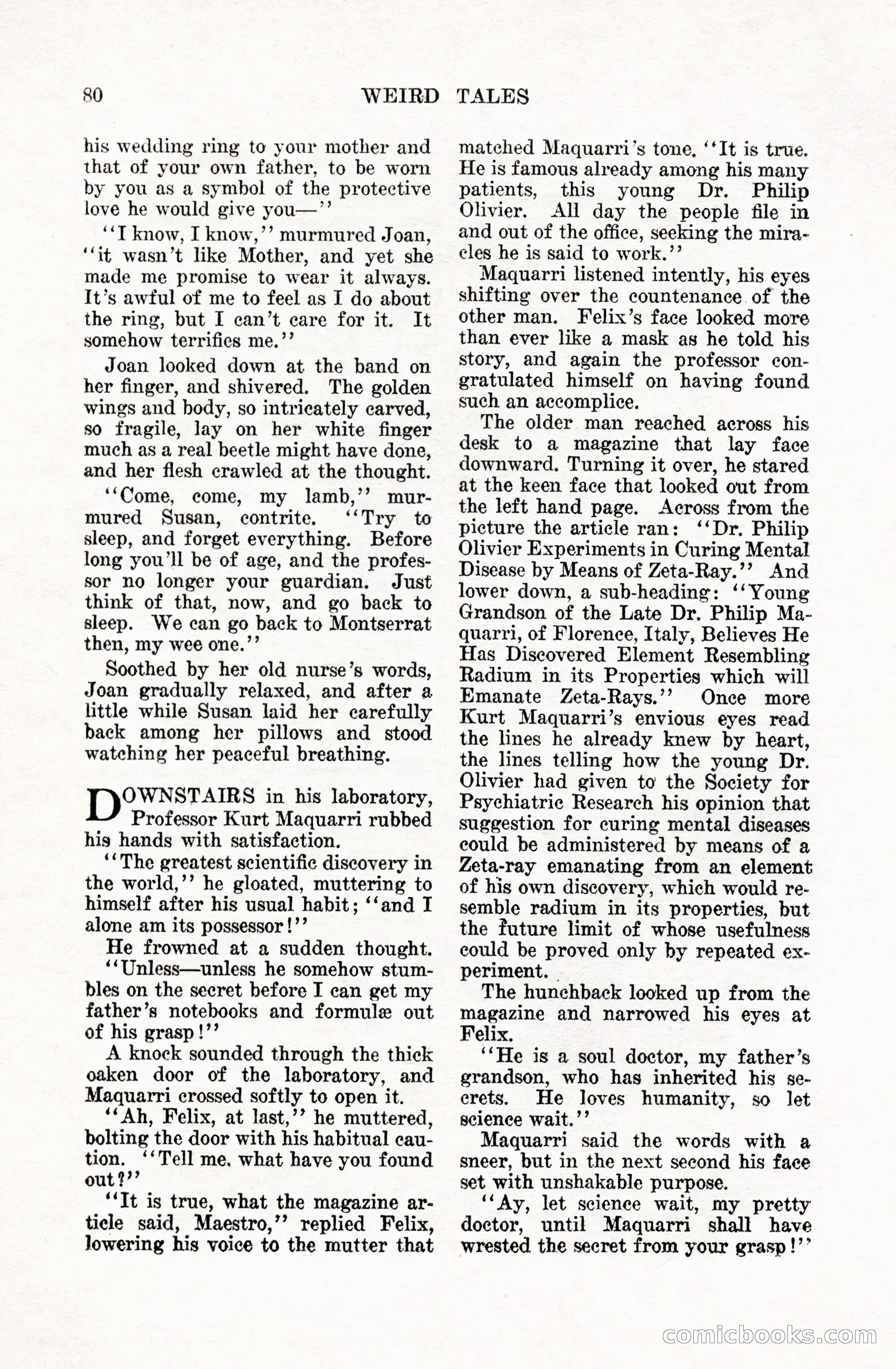 Weird Tales, Vol. 5 No. 1 — page 81 of 195