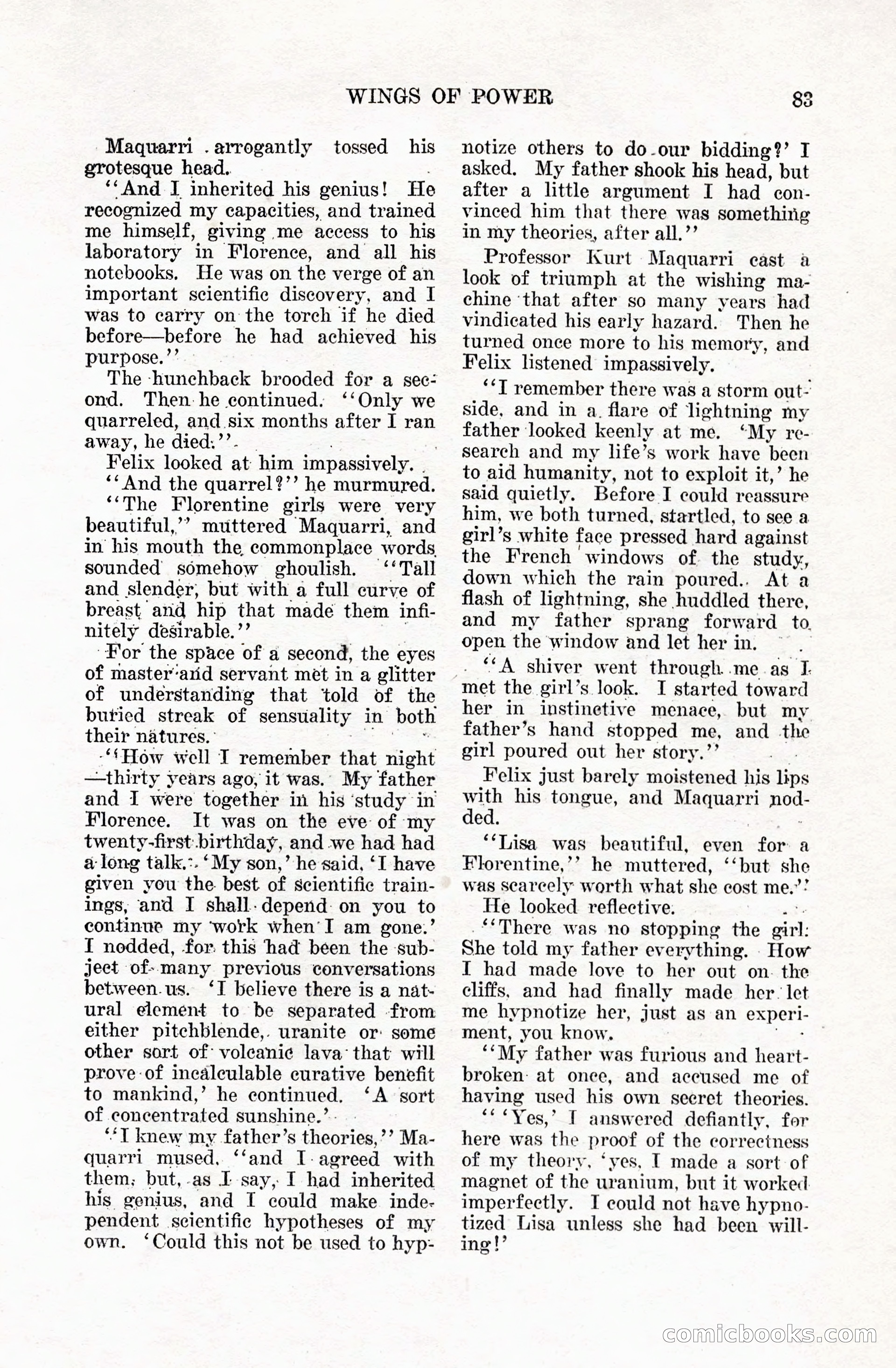 Weird Tales, Vol. 5 No. 1 — page 84 of 195