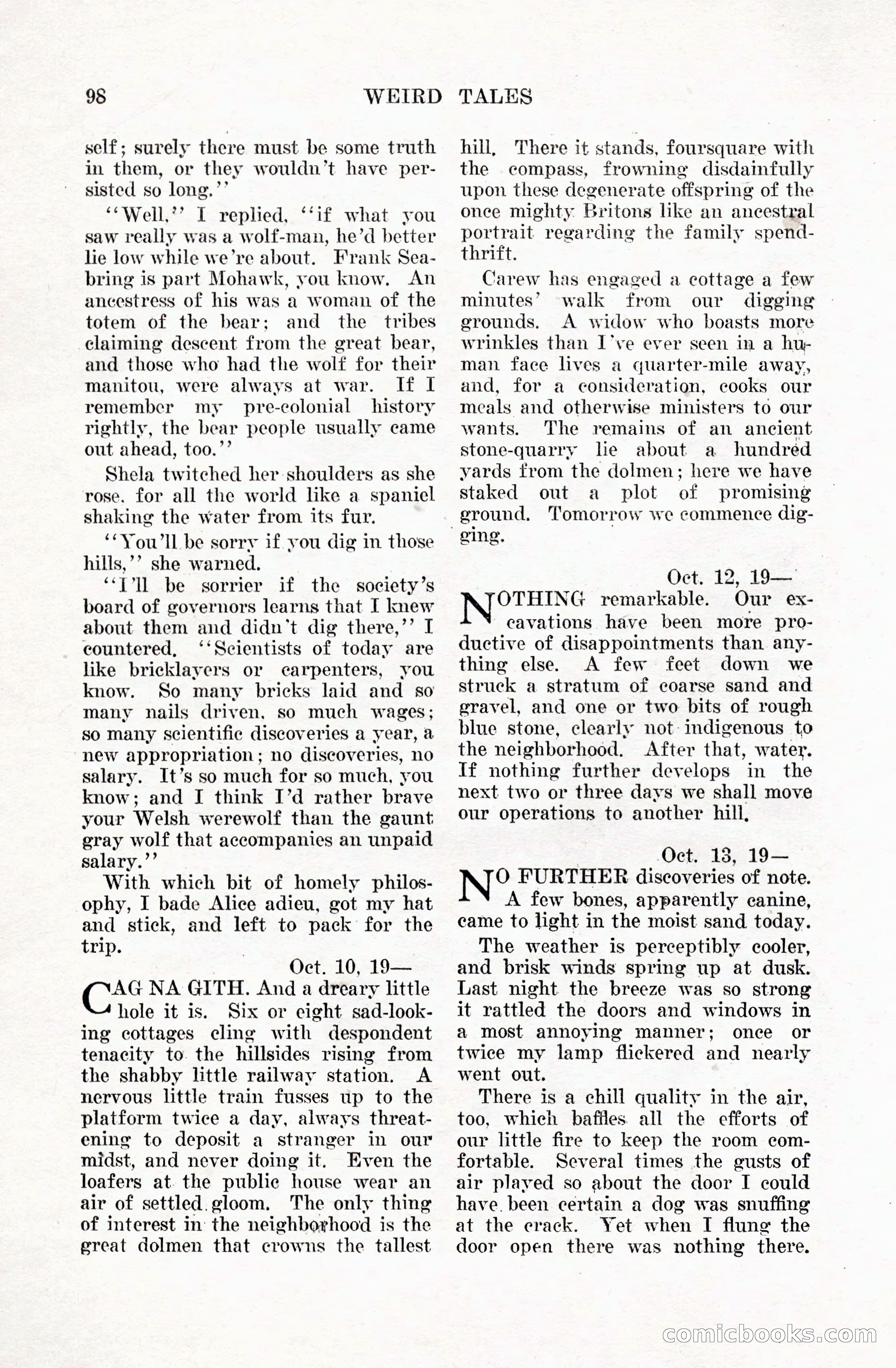 Weird Tales, Vol. 5 No. 1 — page 99 of 195