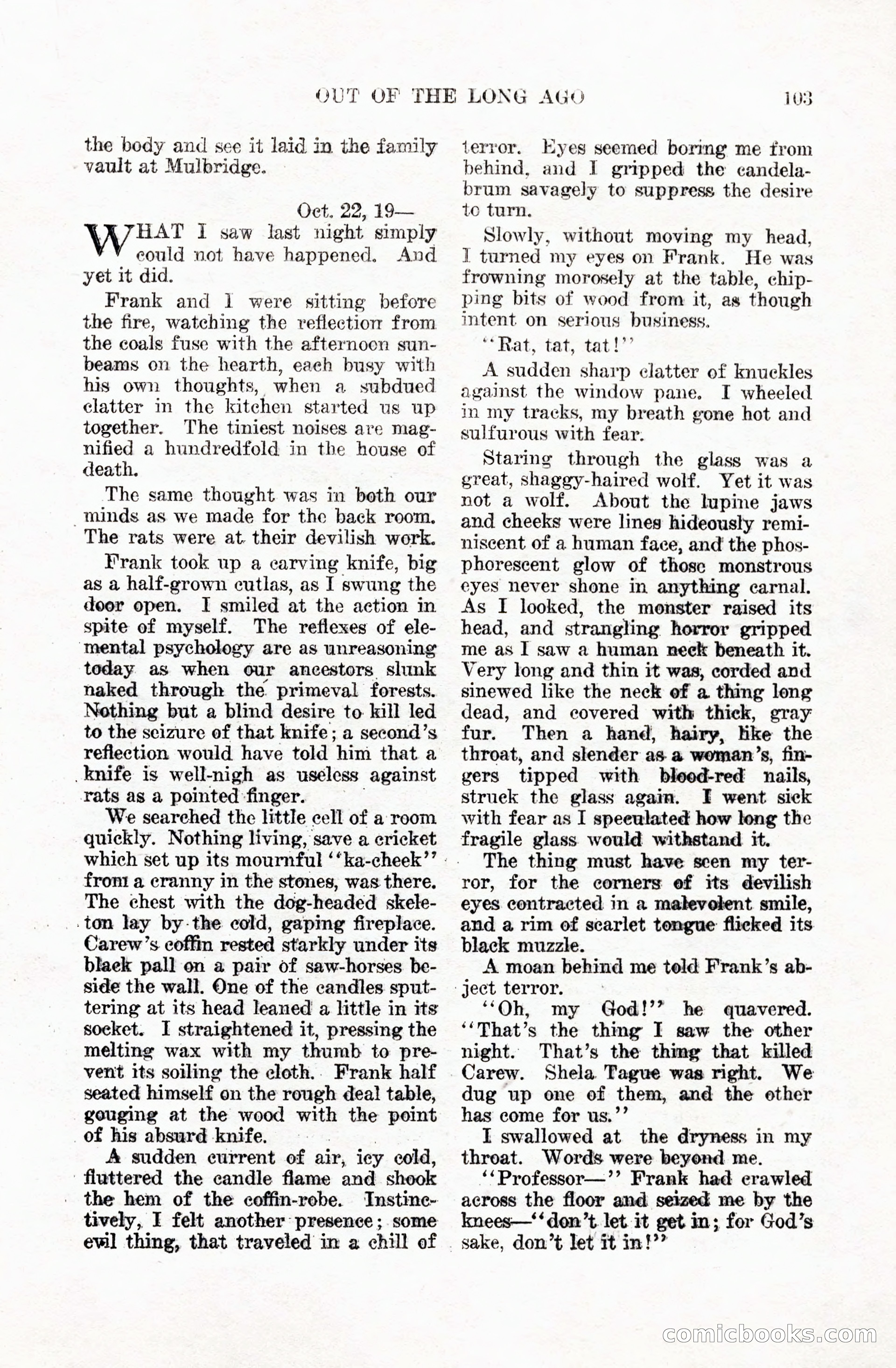 Weird Tales, Vol. 5 No. 1 — page 104 of 195