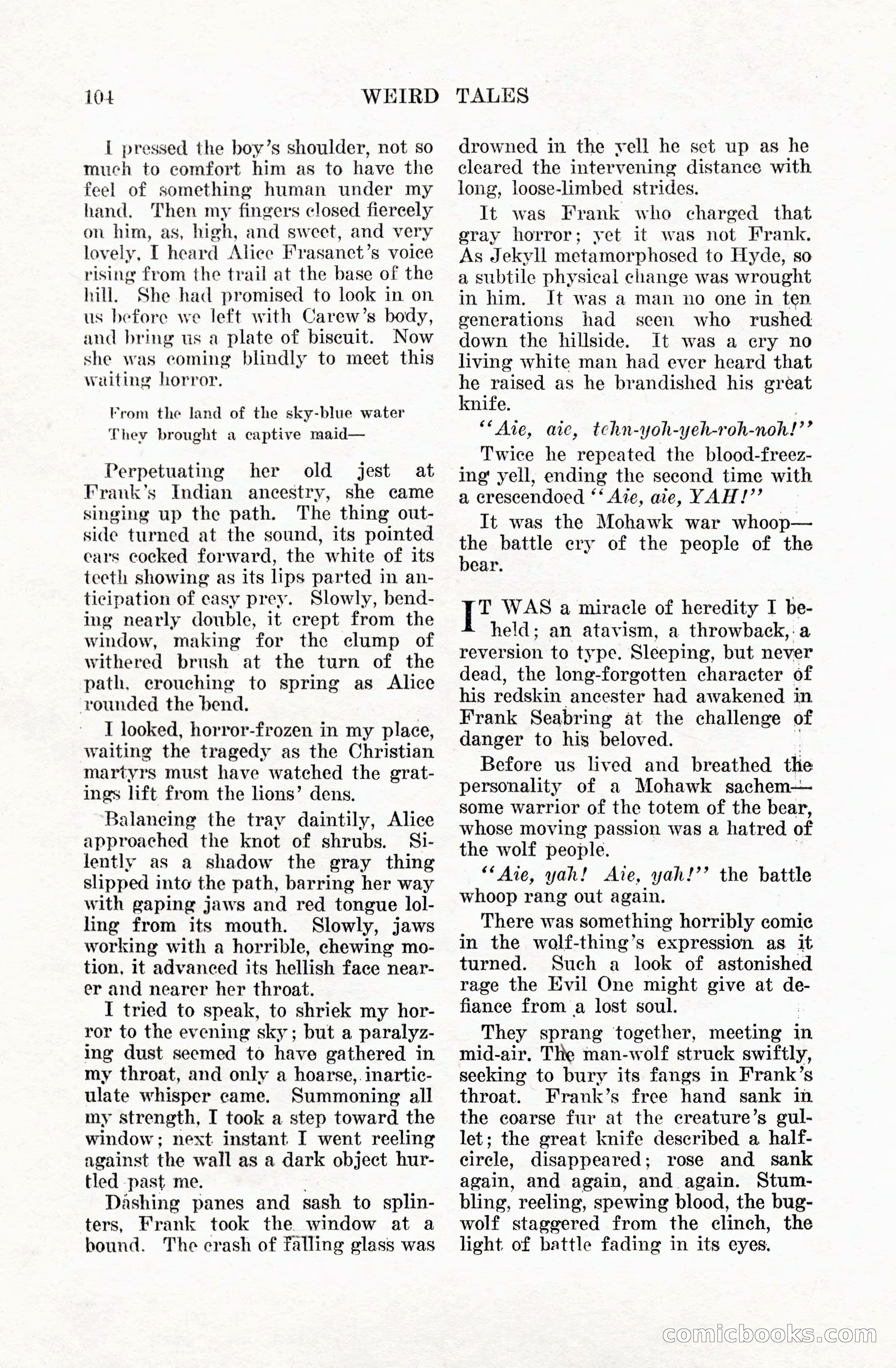 Weird Tales, Vol. 5 No. 1 — page 105 of 195