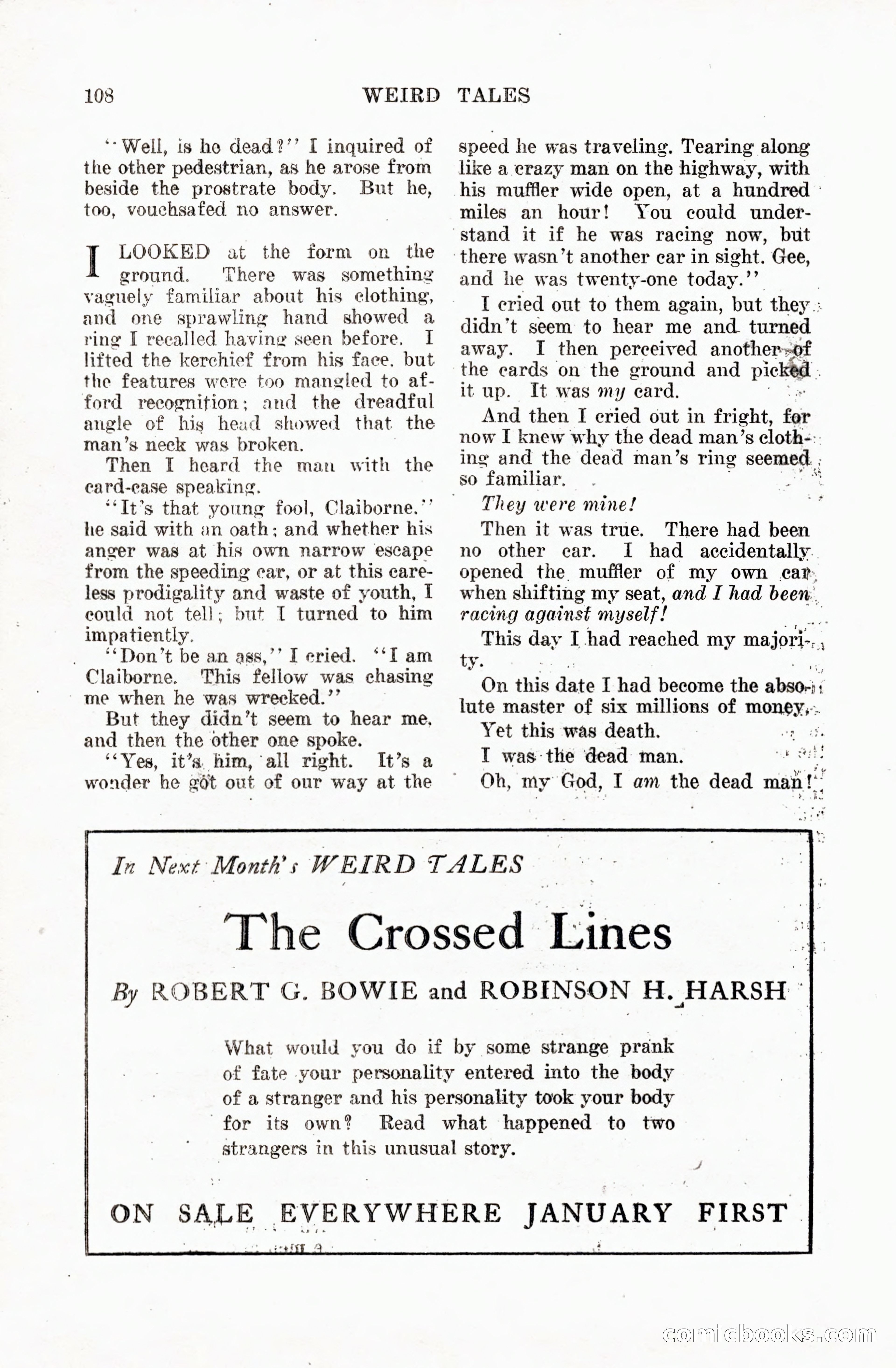Weird Tales, Vol. 5 No. 1 — page 109 of 195