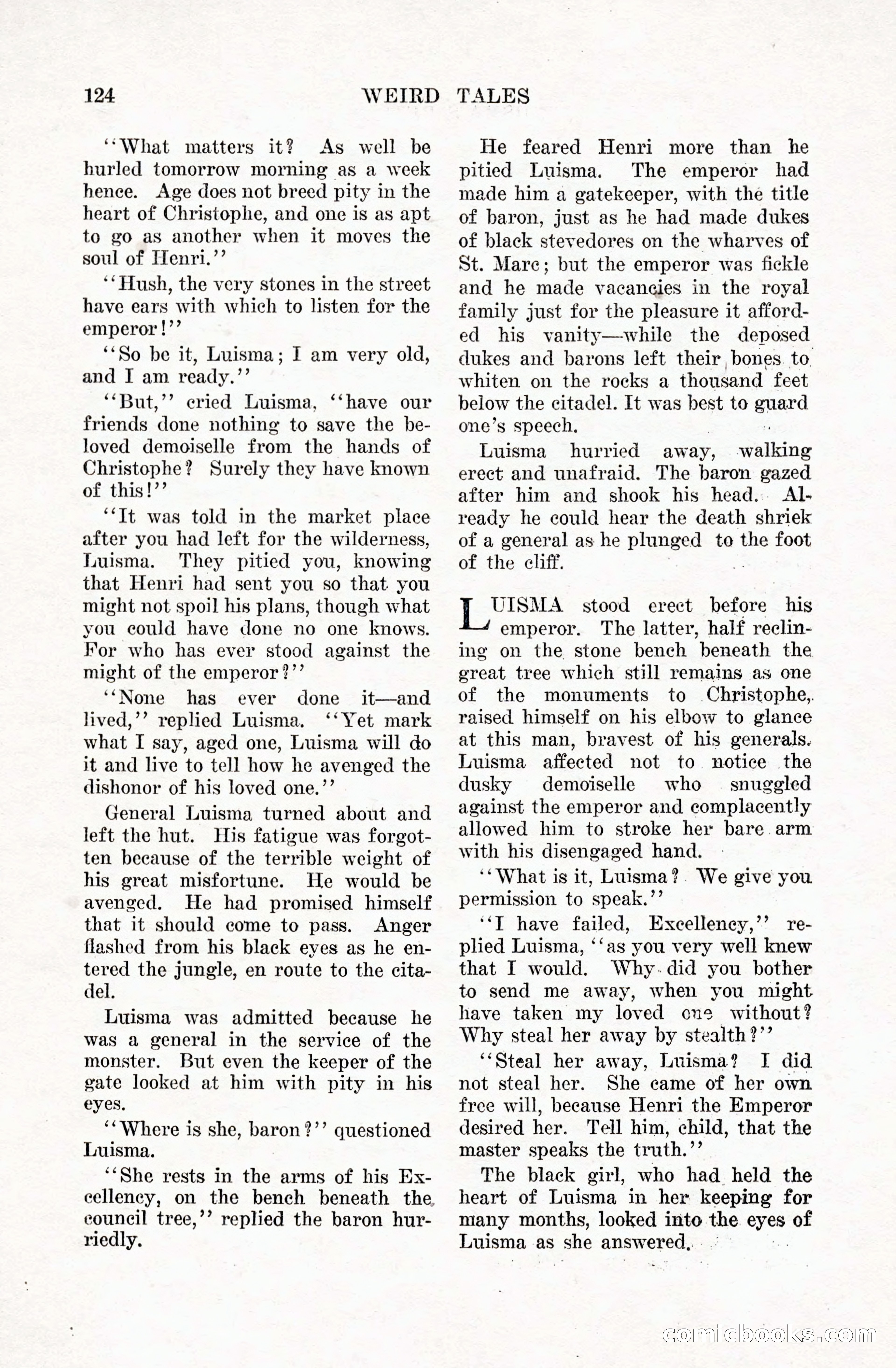 Weird Tales, Vol. 5 No. 1 — page 125 of 195