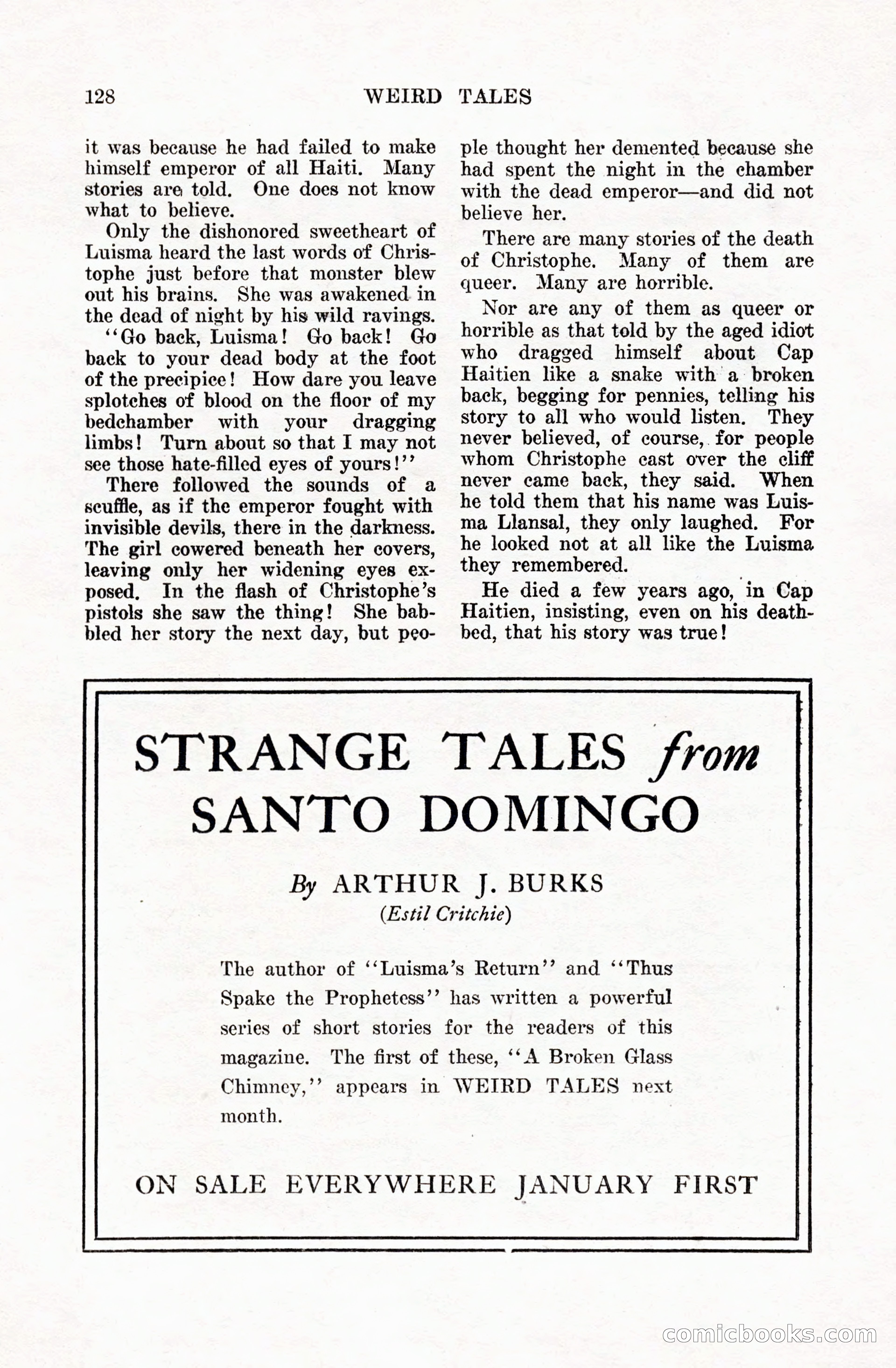 Weird Tales, Vol. 5 No. 1 — page 129 of 195