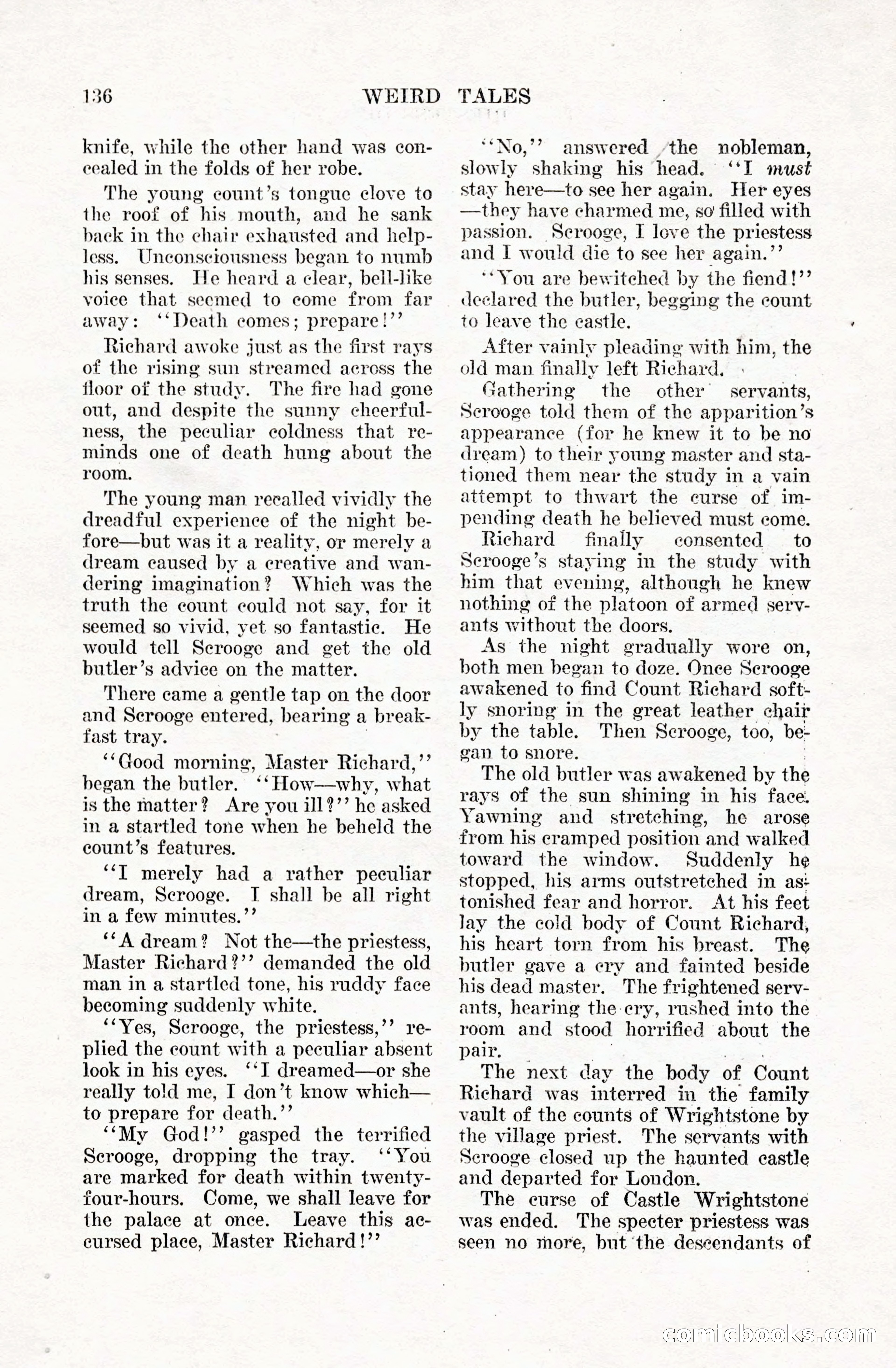 Weird Tales, Vol. 5 No. 1 — page 137 of 195