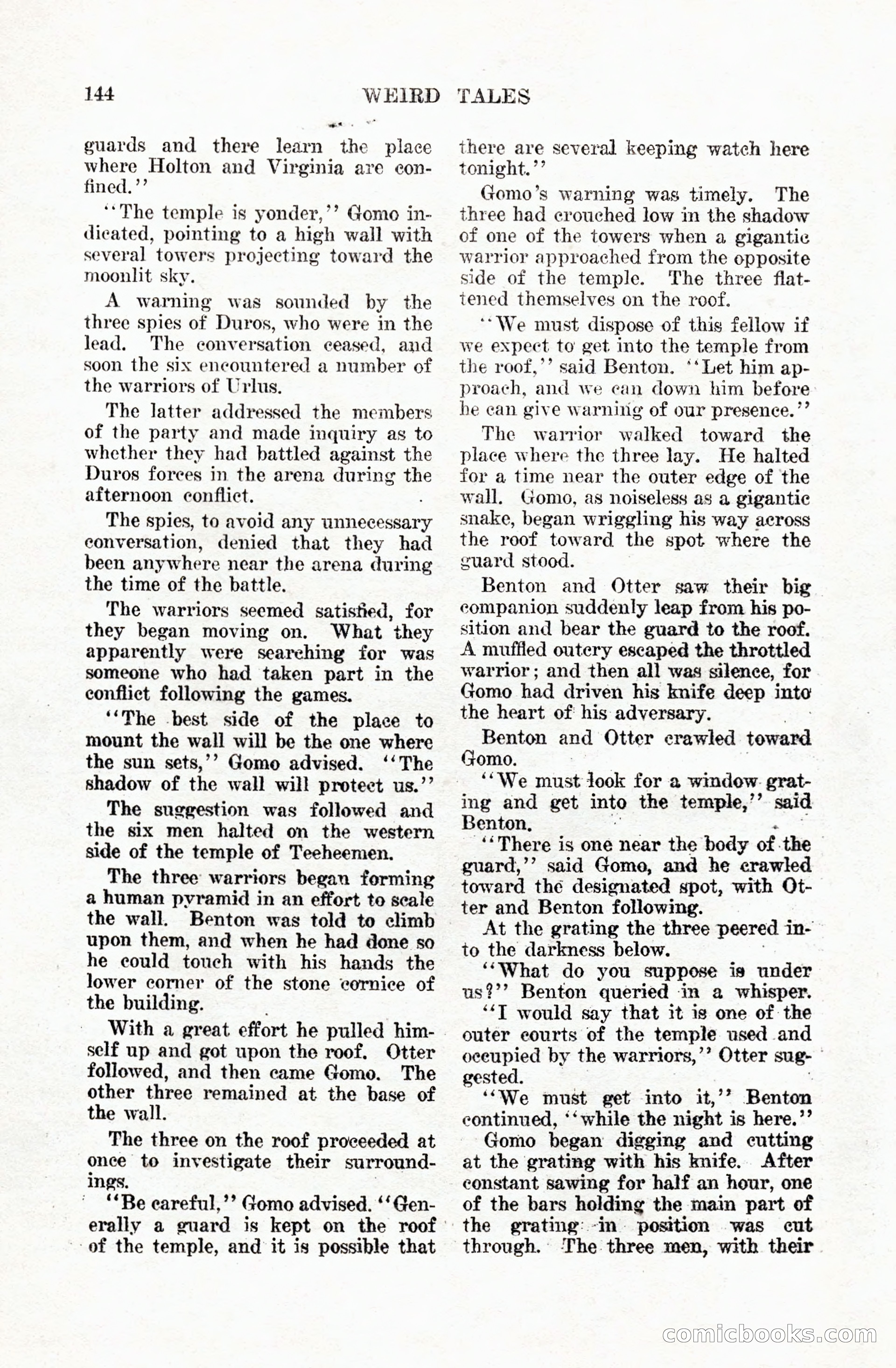 Weird Tales, Vol. 5 No. 1 — page 145 of 195