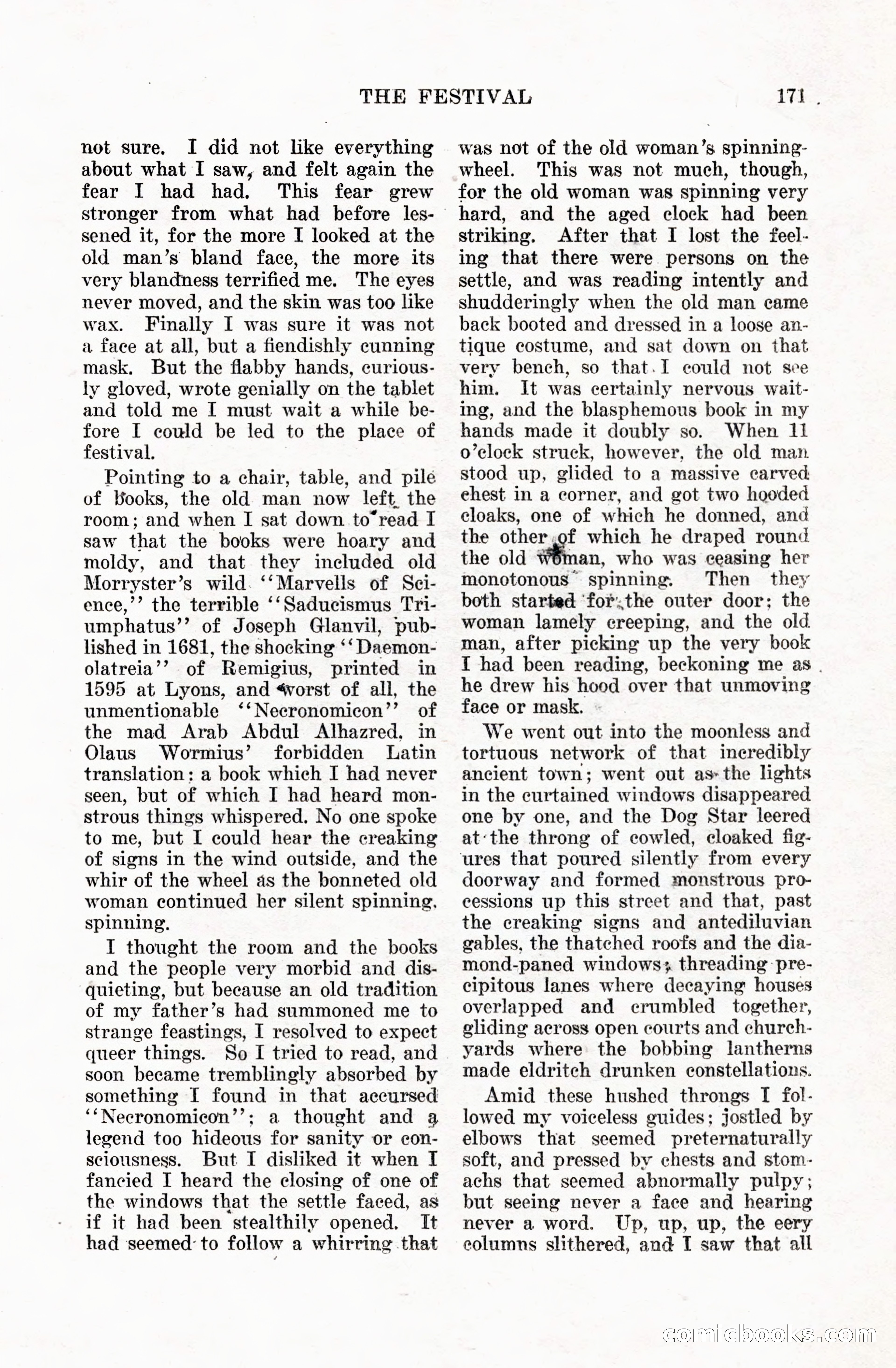 Weird Tales, Vol. 5 No. 1 — page 172 of 195