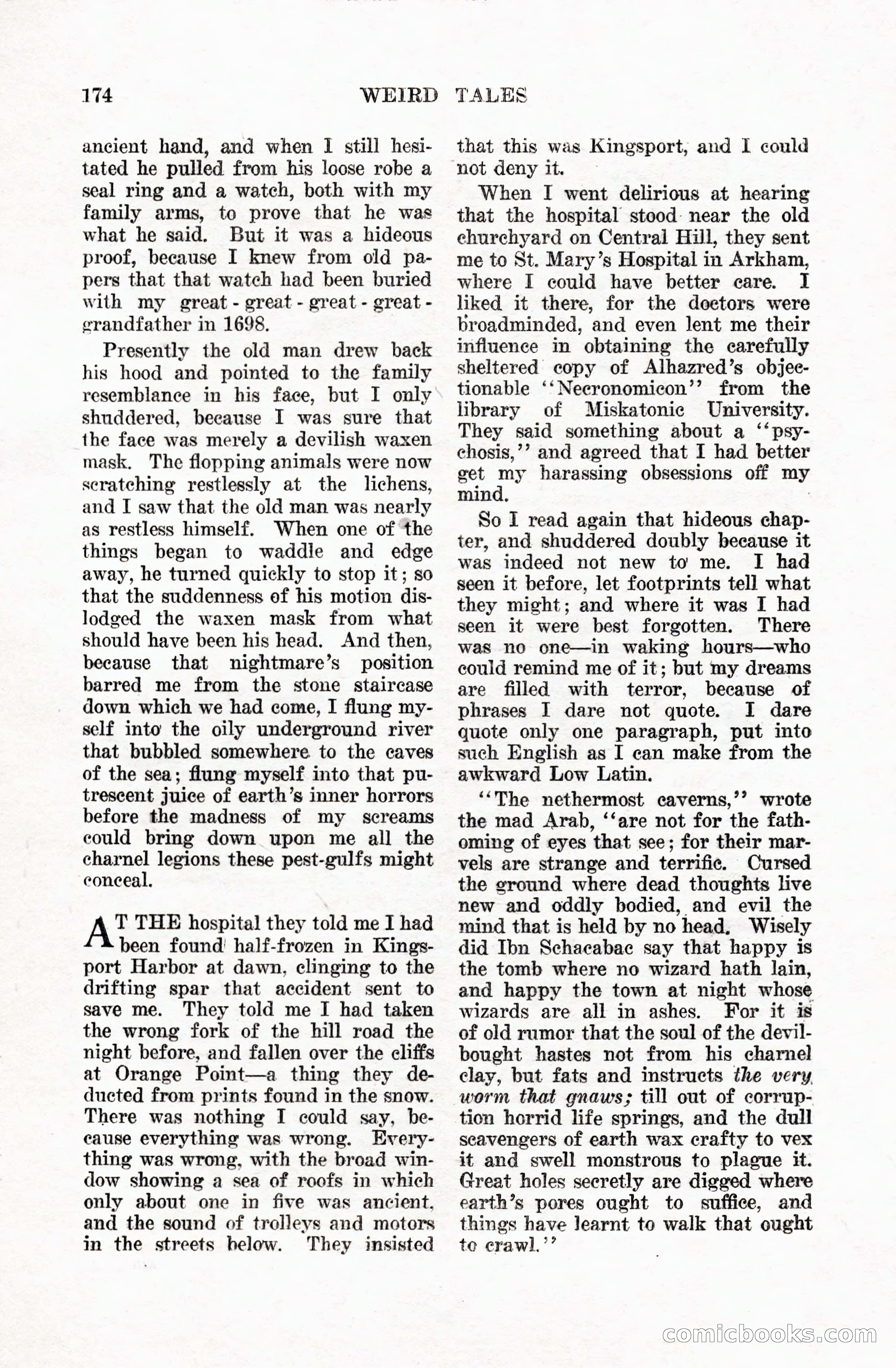 Weird Tales, Vol. 5 No. 1 — page 175 of 195
