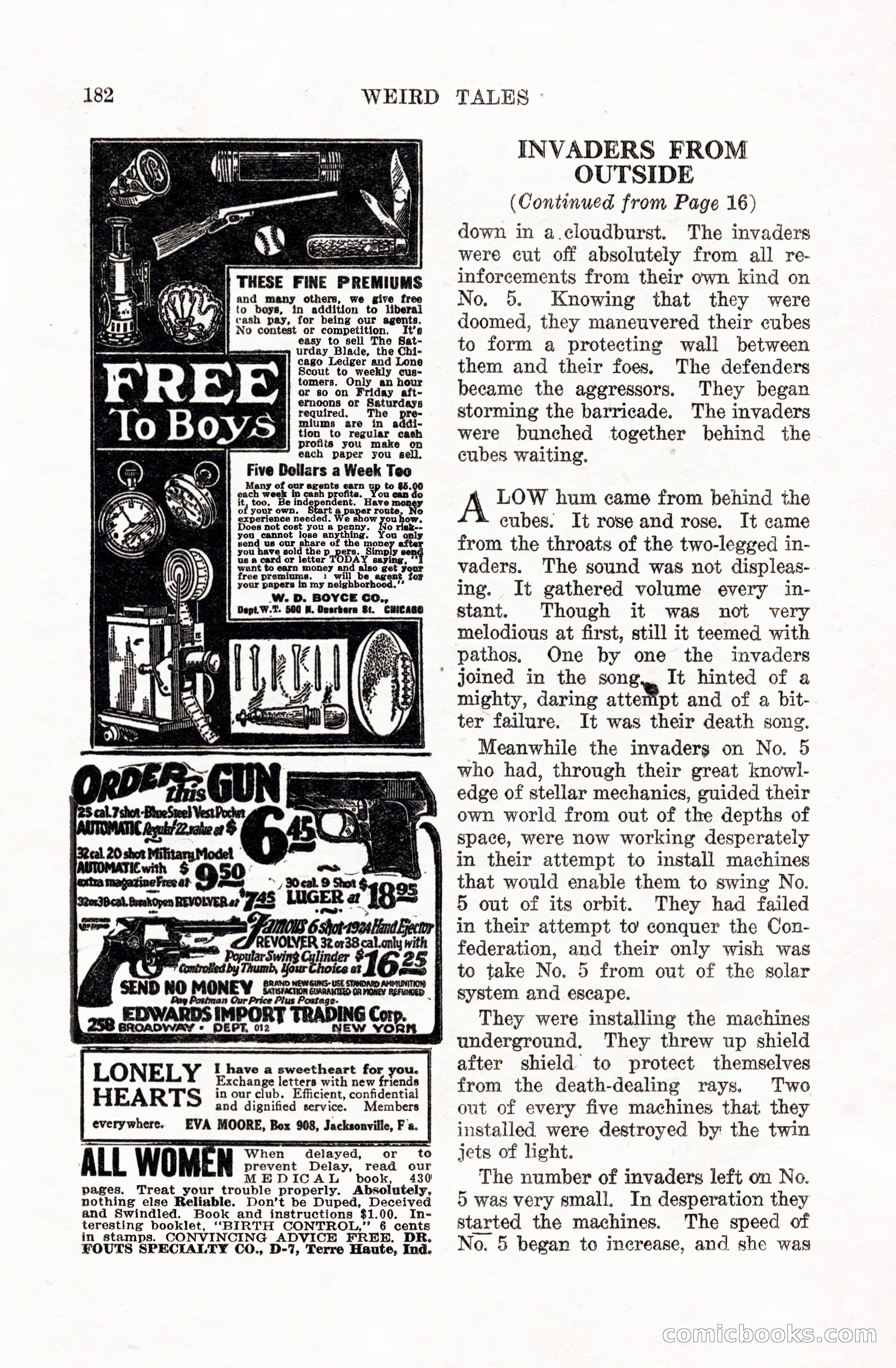 Weird Tales, Vol. 5 No. 1 — page 183 of 195