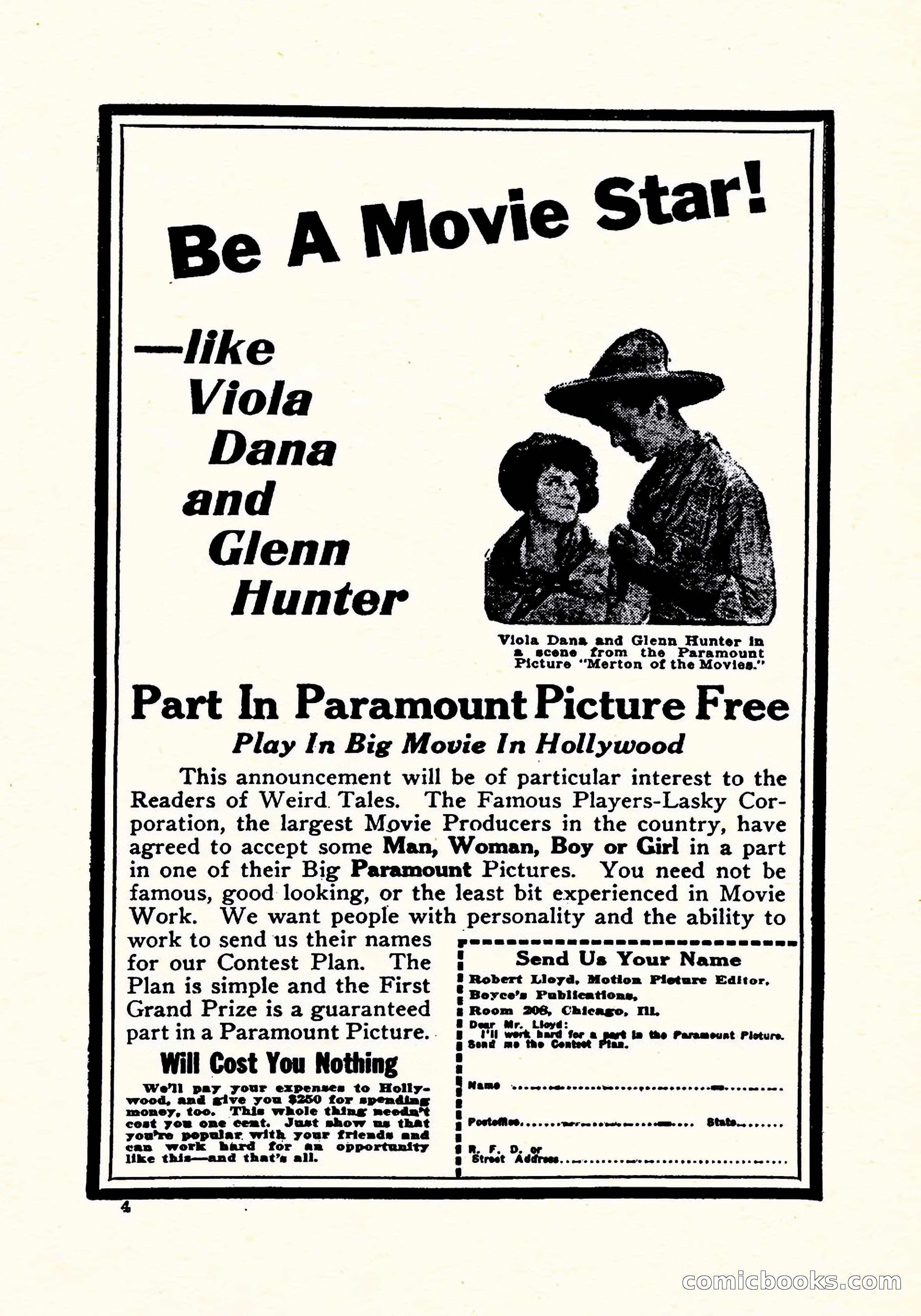 Weird Tales, Vol. 5, No. 2 — page 5 of 194