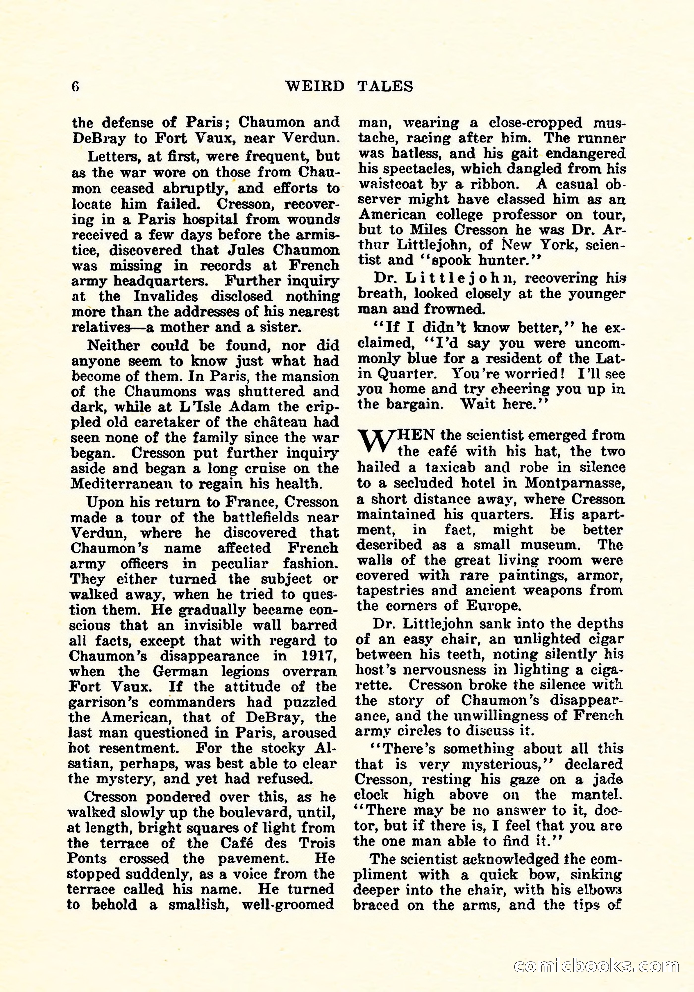 Weird Tales, Vol. 5, No. 2 — page 7 of 194
