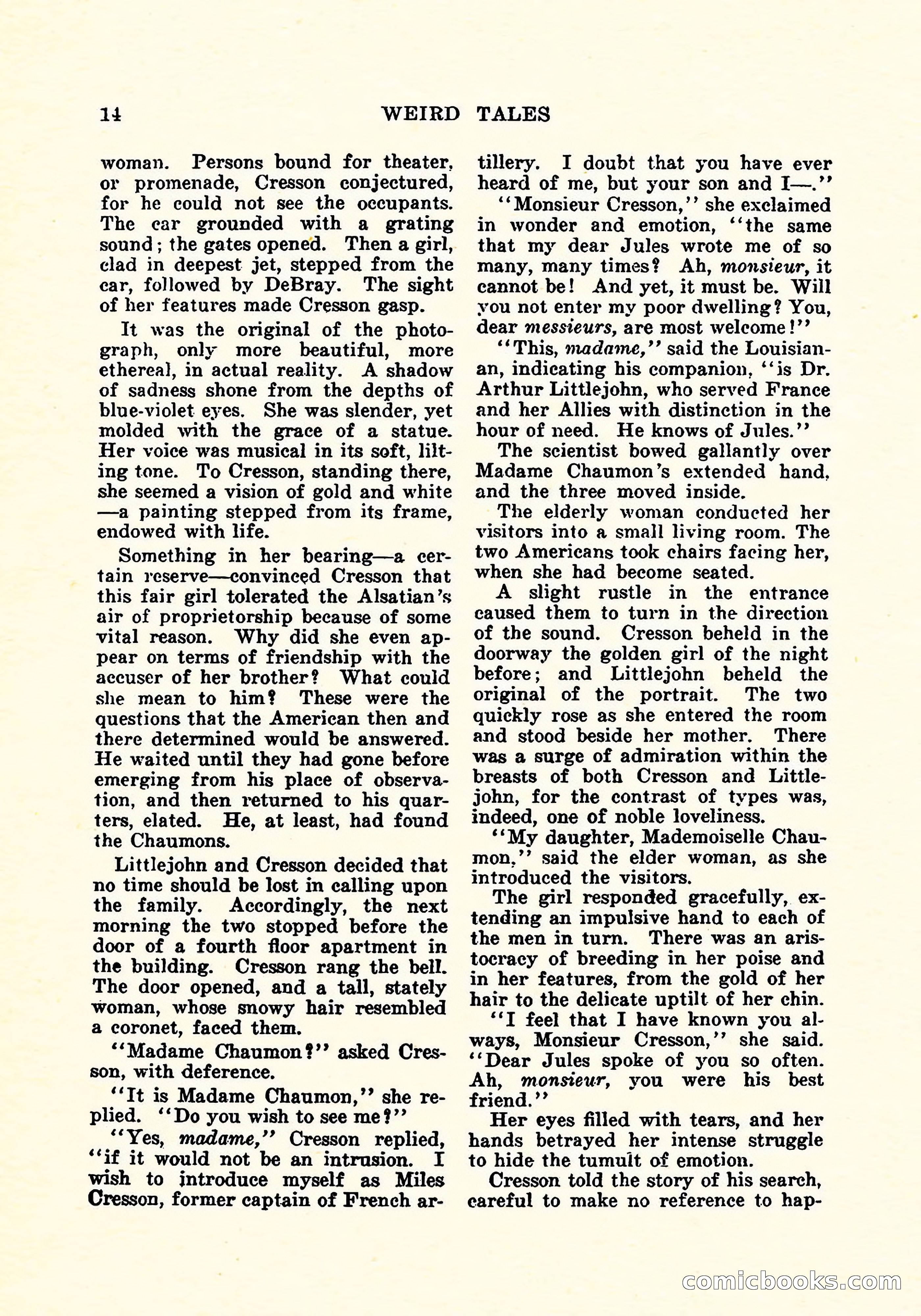 Weird Tales, Vol. 5, No. 2 — page 15 of 194