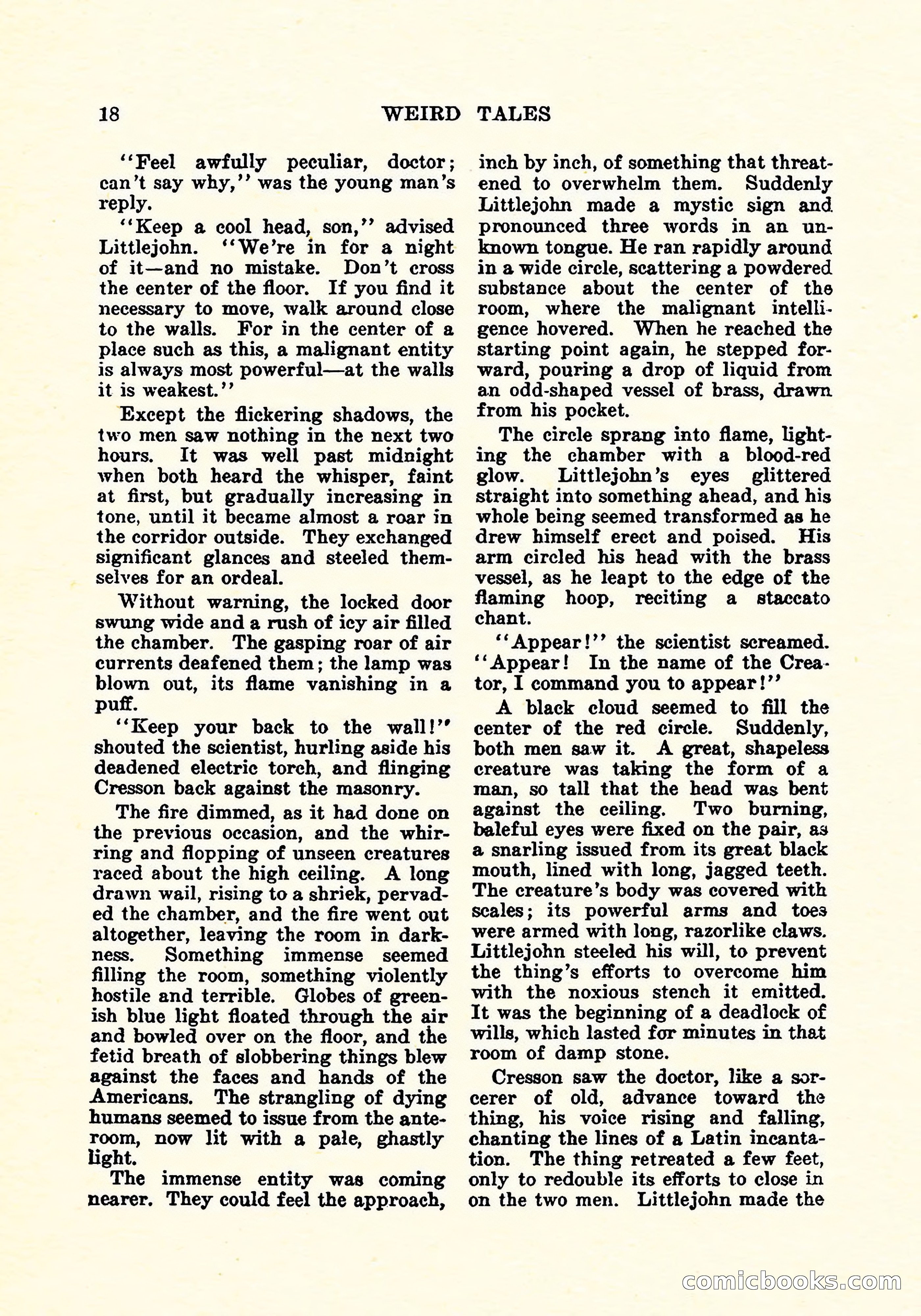 Weird Tales, Vol. 5, No. 2 — page 19 of 194