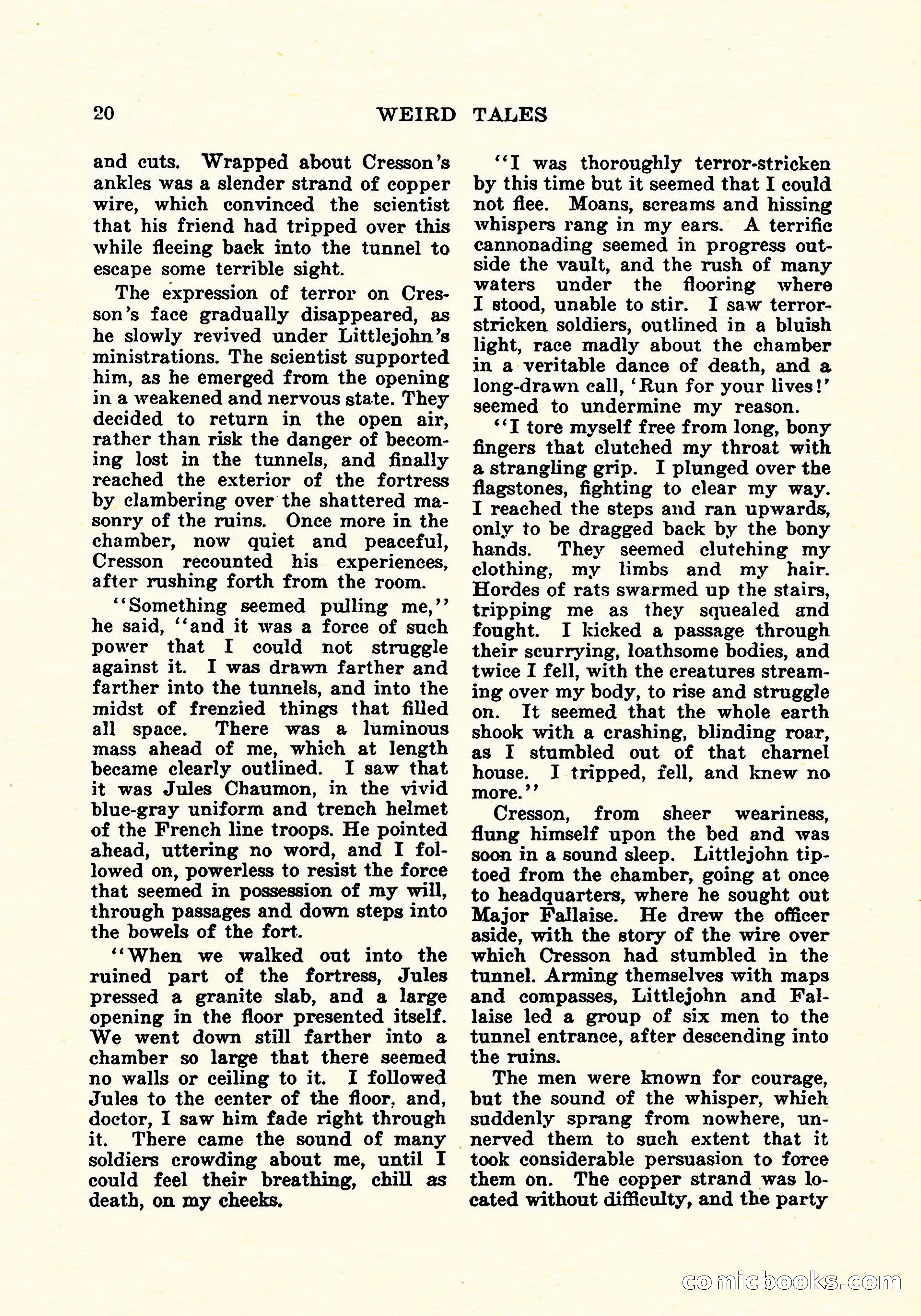 Weird Tales, Vol. 5, No. 2 — page 21 of 194