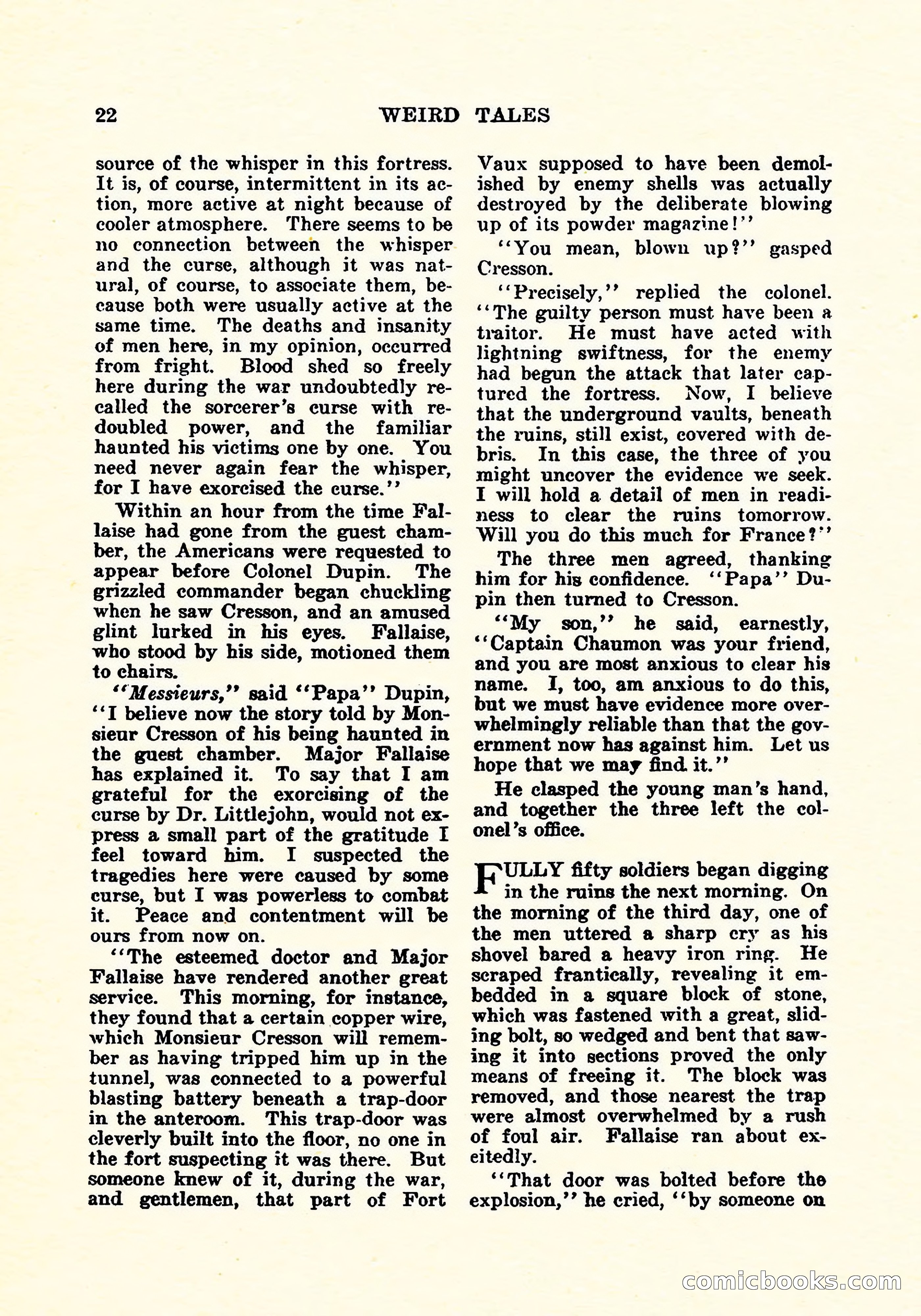 Weird Tales, Vol. 5, No. 2 — page 23 of 194
