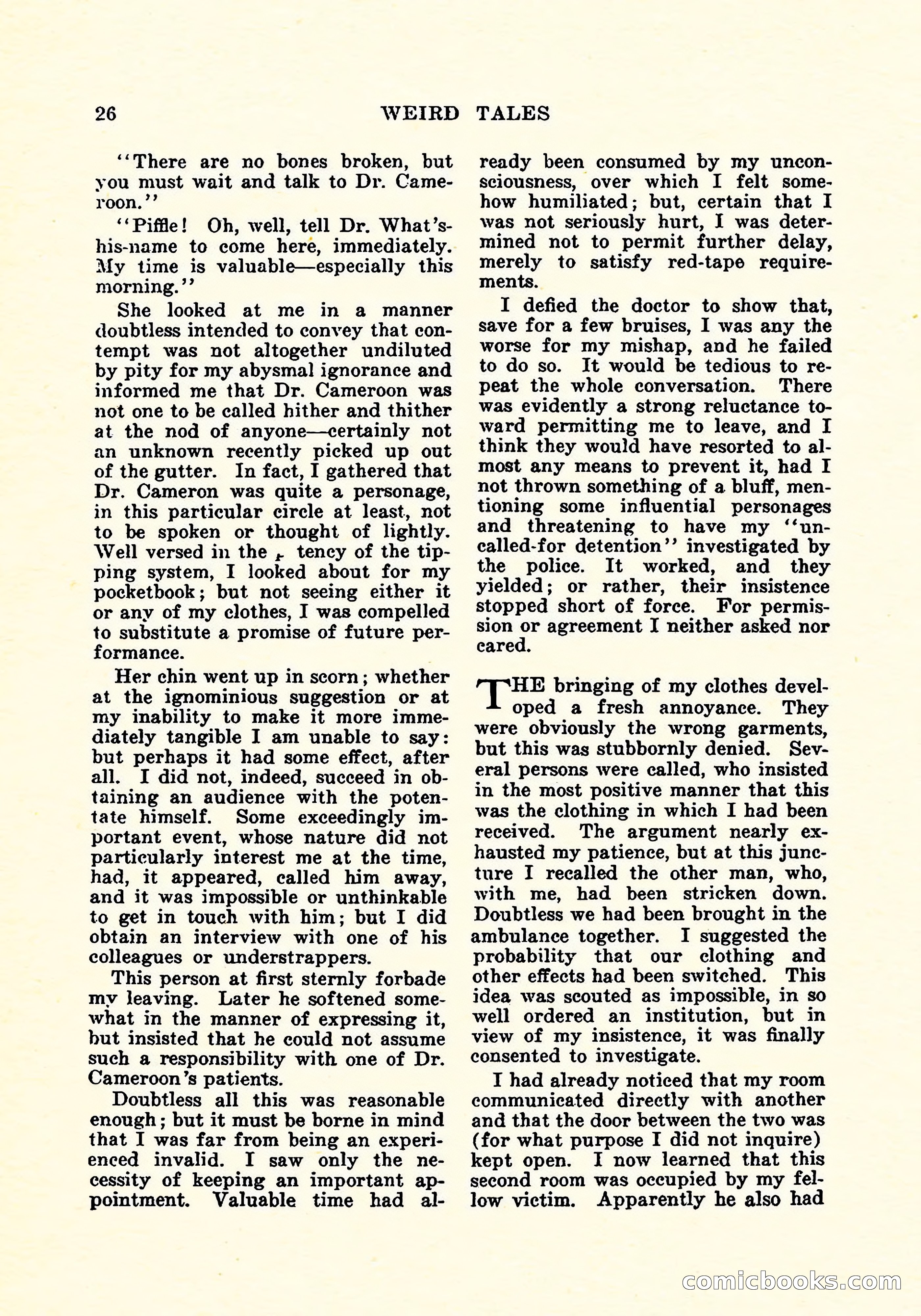 Weird Tales, Vol. 5, No. 2 — page 27 of 194