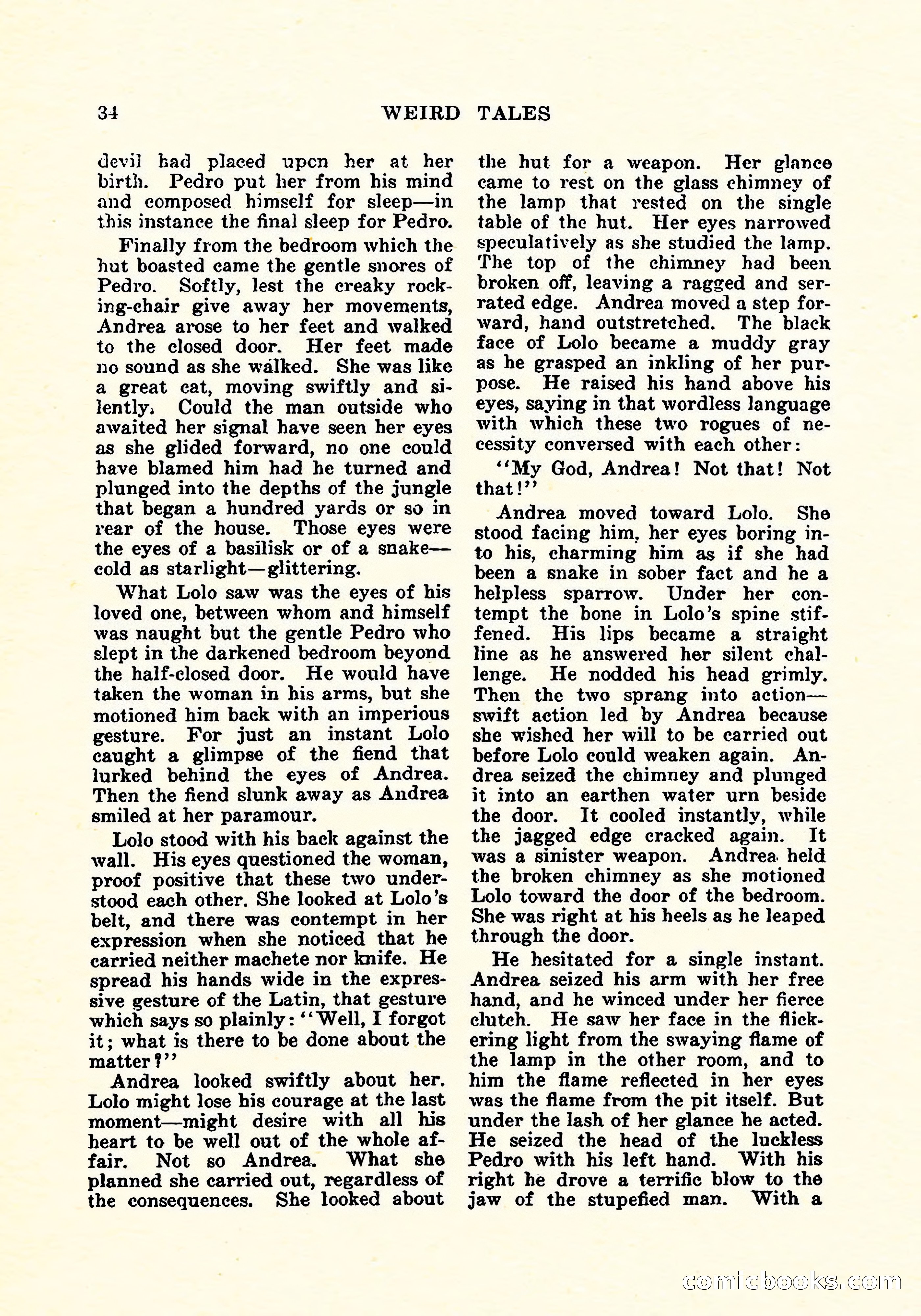 Weird Tales, Vol. 5, No. 2 — page 35 of 194