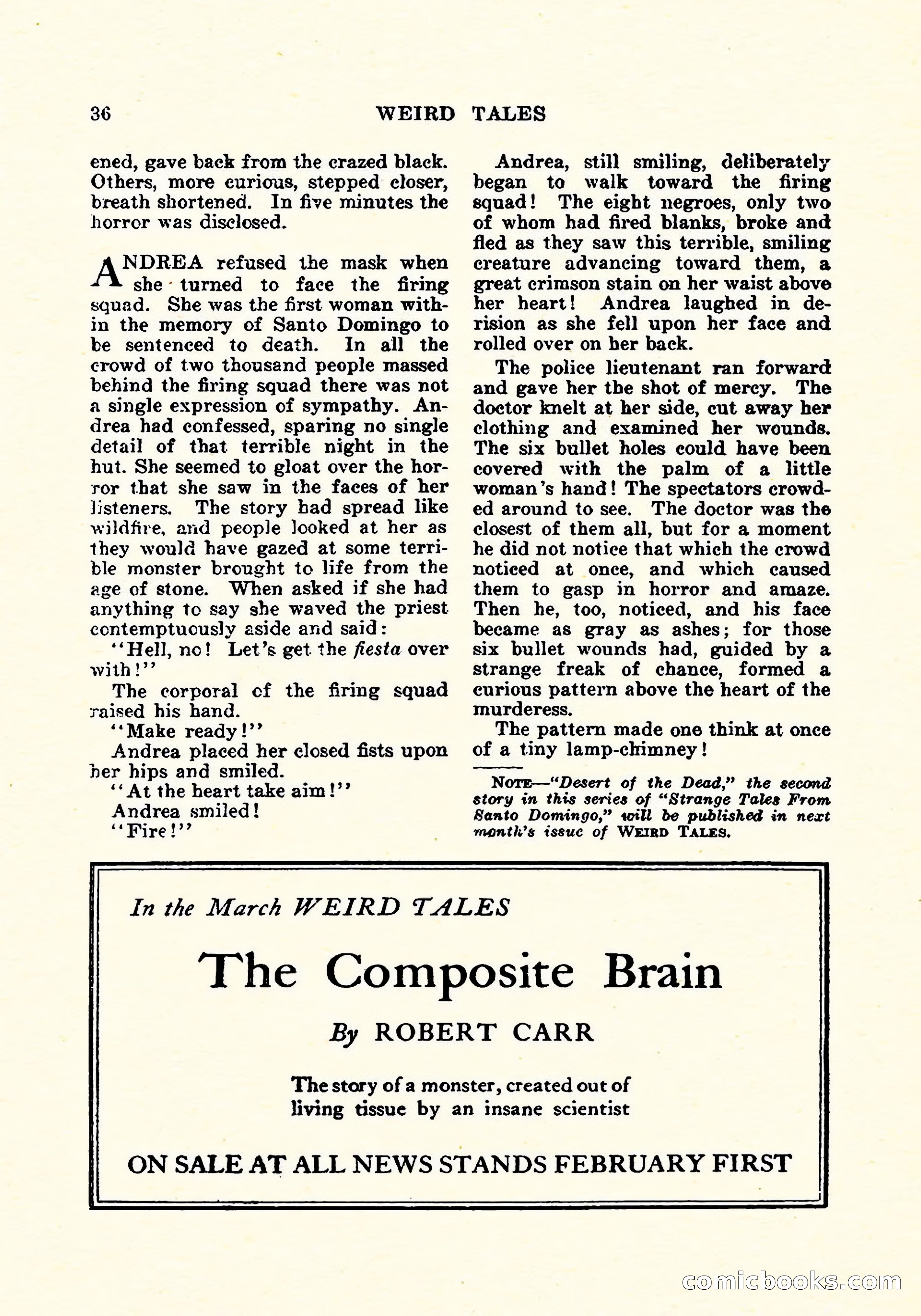 Weird Tales, Vol. 5, No. 2 — page 37 of 194