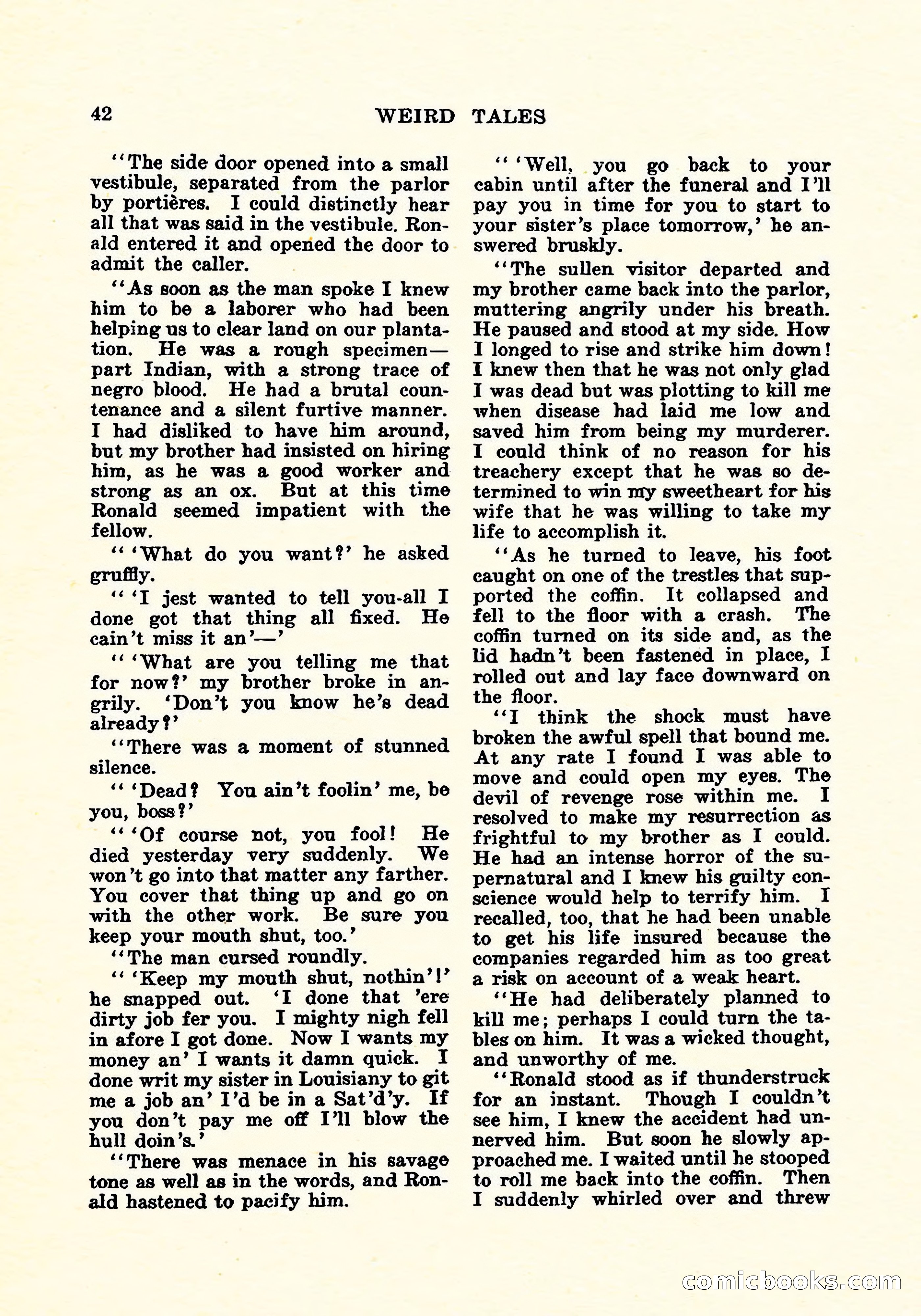 Weird Tales, Vol. 5, No. 2 — page 43 of 194