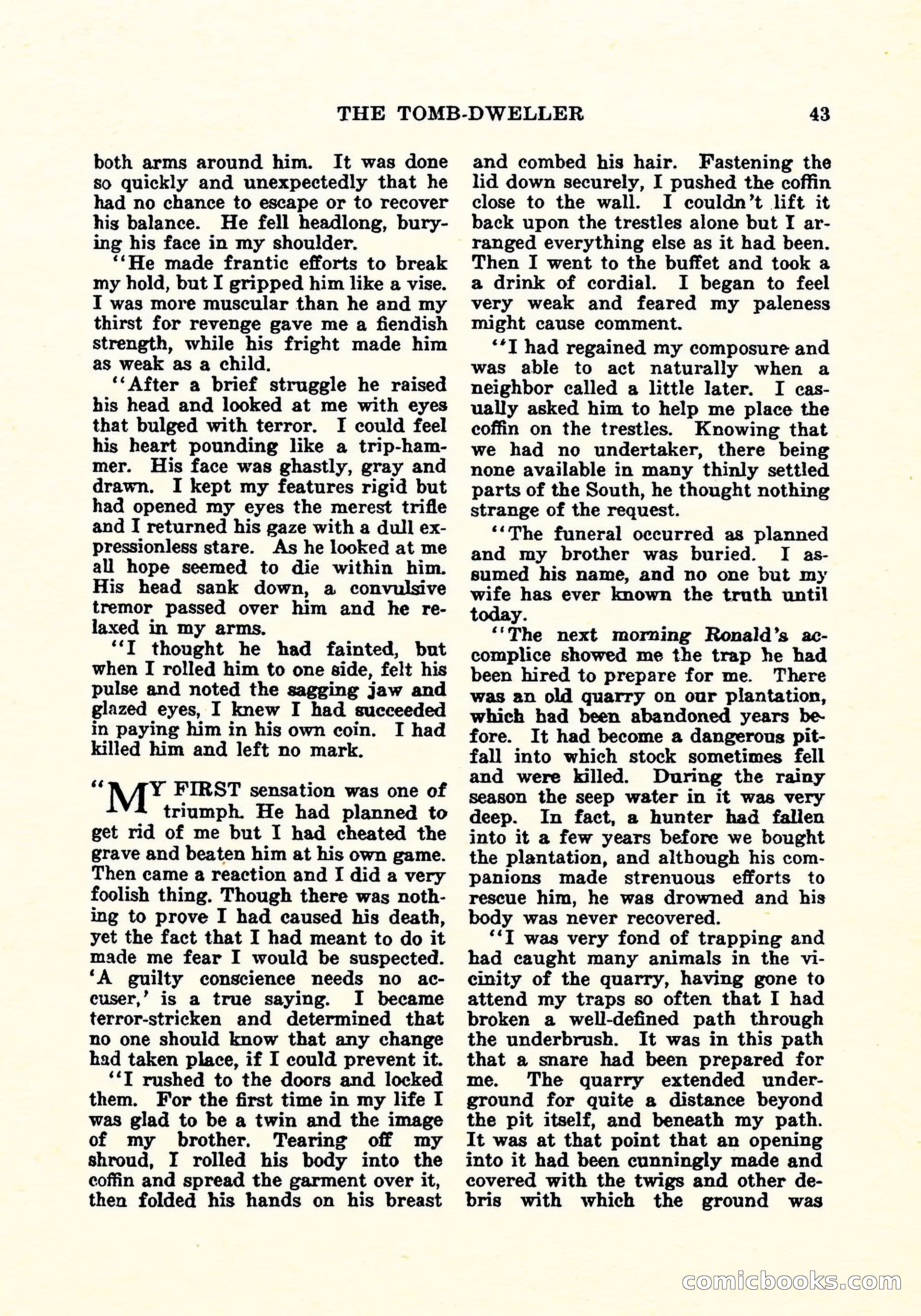 Weird Tales, Vol. 5, No. 2 — page 44 of 194