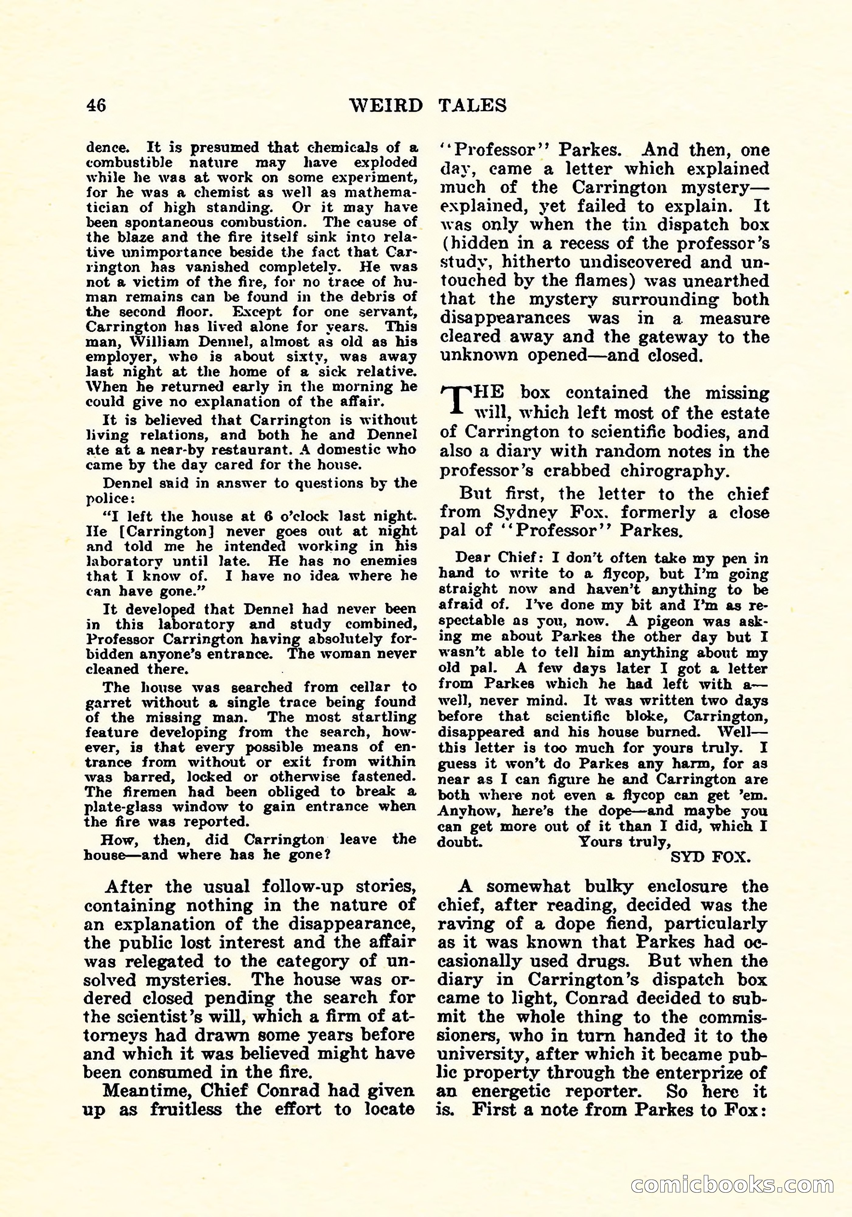 Weird Tales, Vol. 5, No. 2 — page 47 of 194