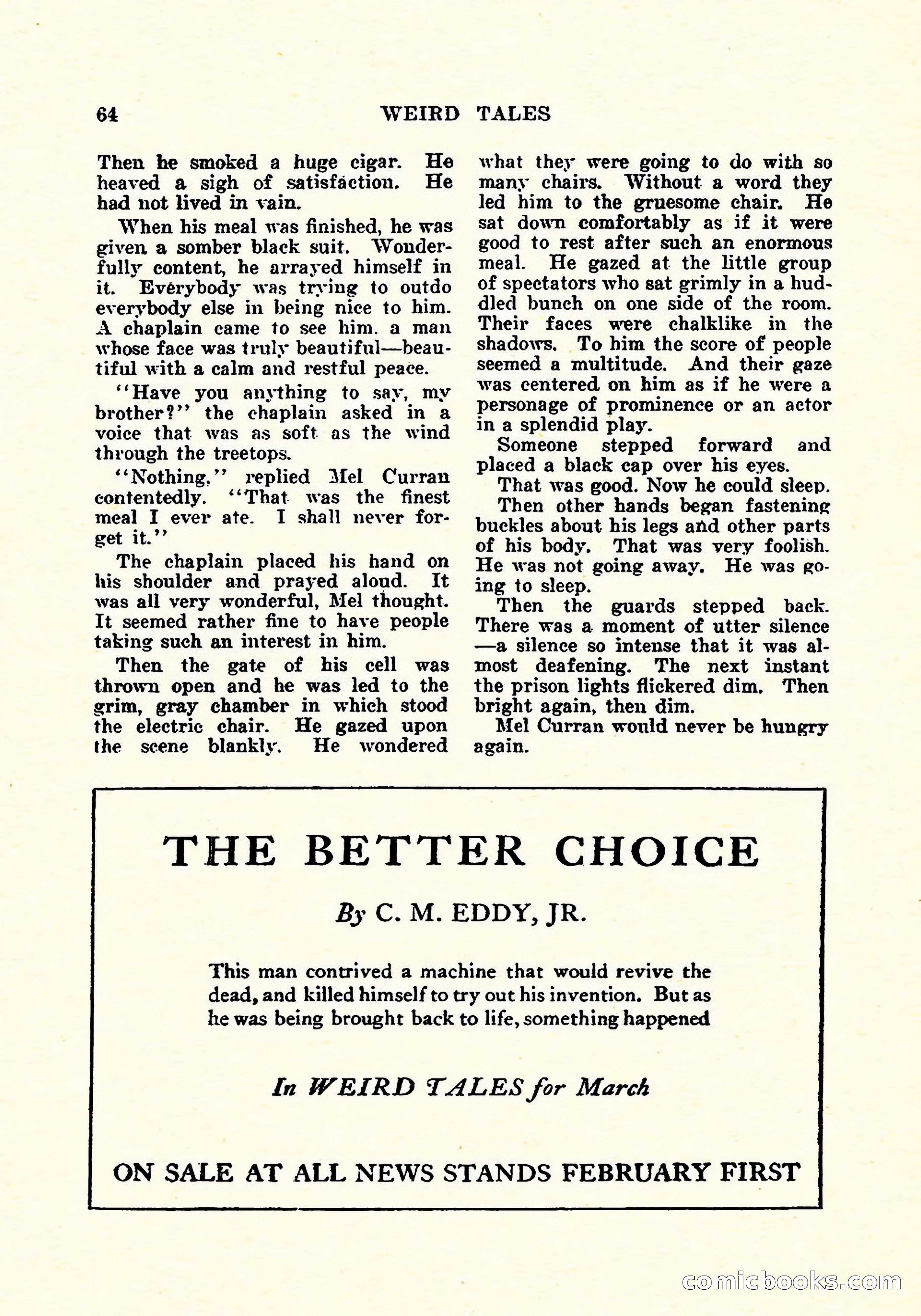 Weird Tales, Vol. 5, No. 2 — page 65 of 194