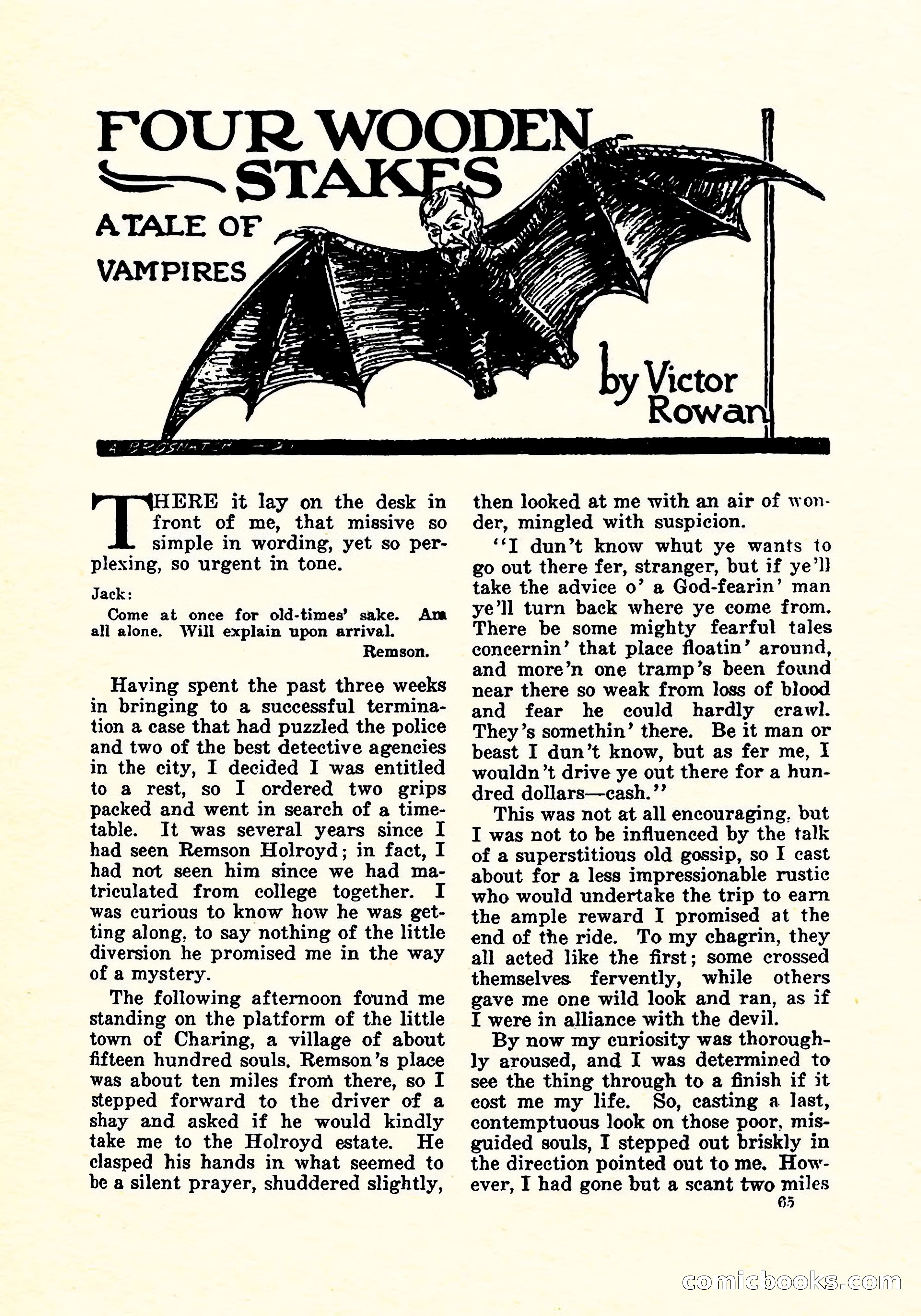 Weird Tales, Vol. 5, No. 2 — page 66 of 194