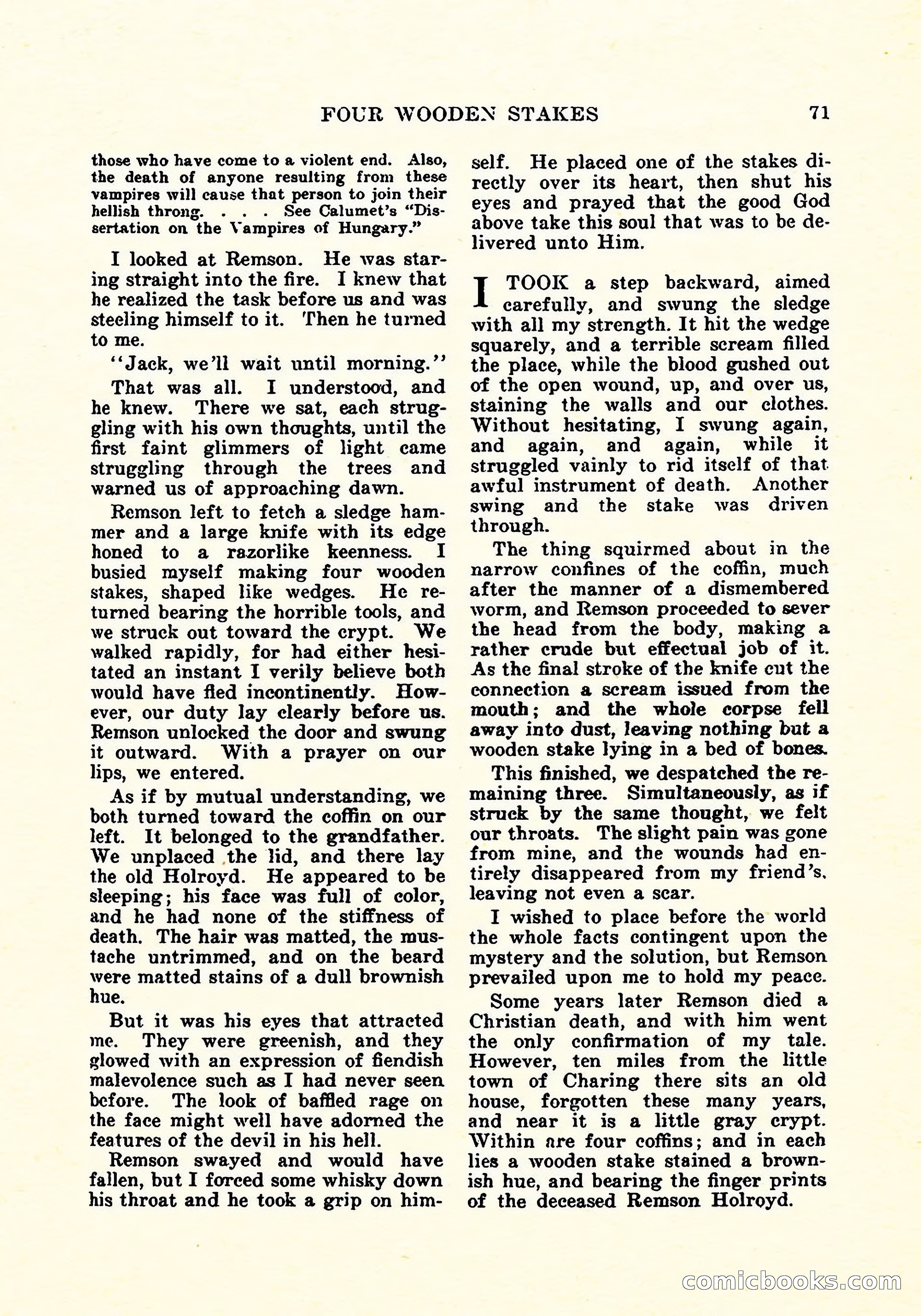 Weird Tales, Vol. 5, No. 2 — page 72 of 194