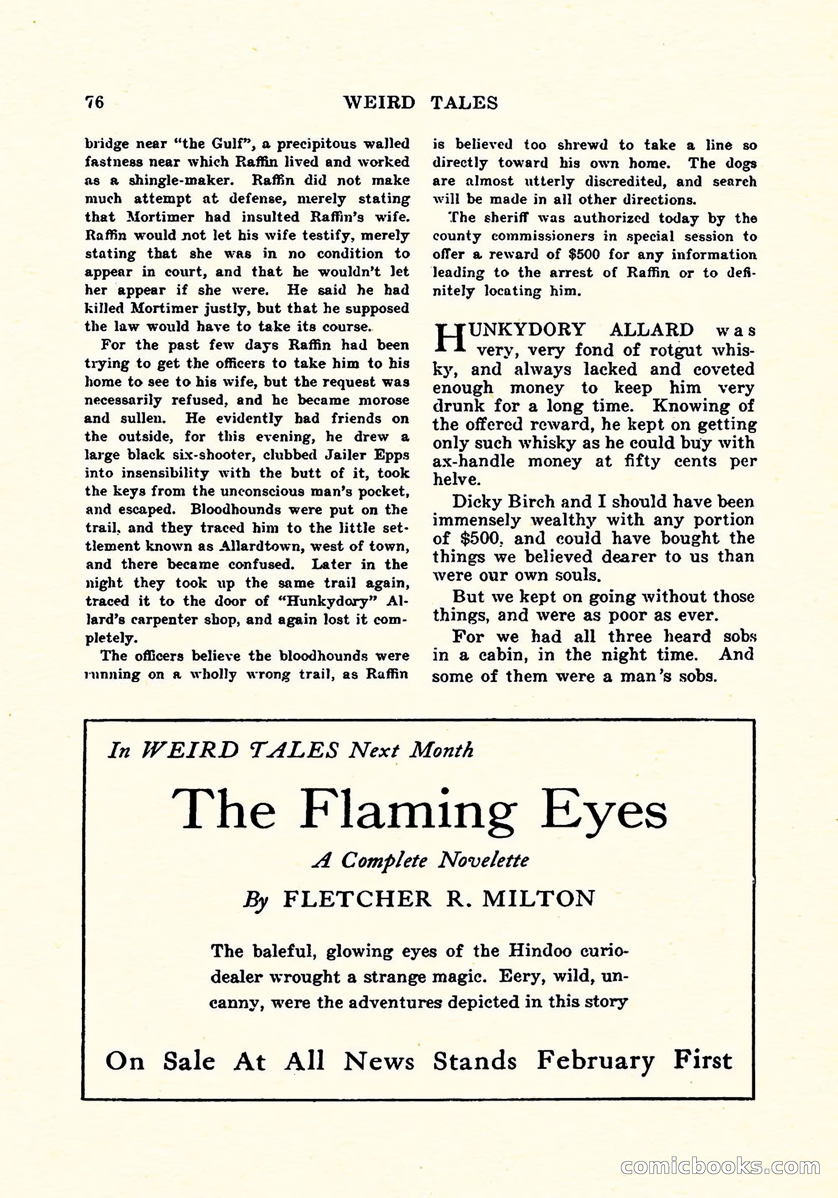 Weird Tales, Vol. 5, No. 2 — page 77 of 194