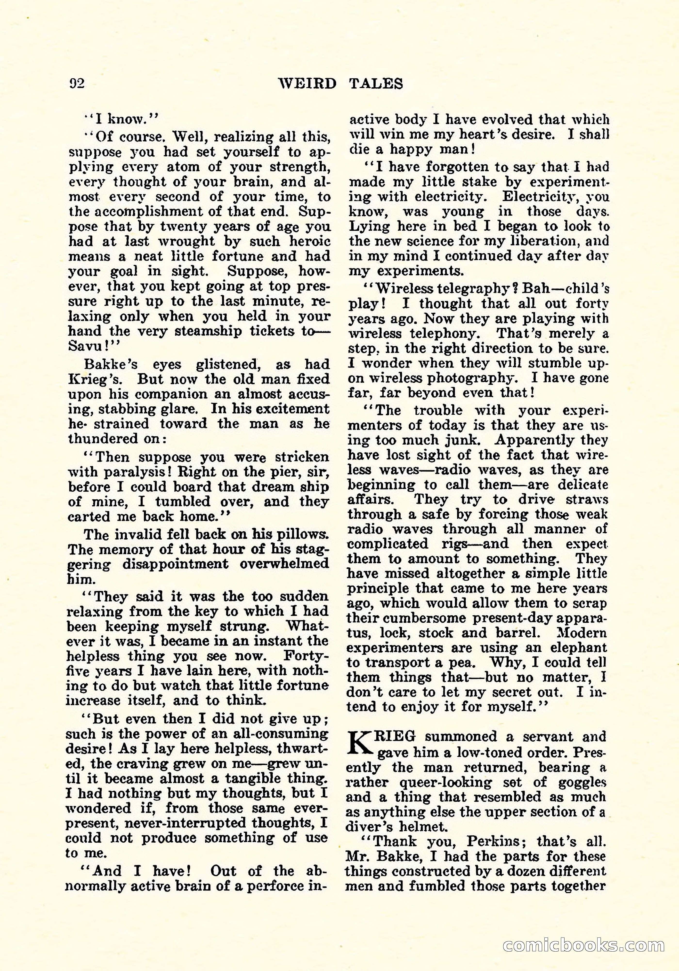 Weird Tales, Vol. 5, No. 2 — page 93 of 194