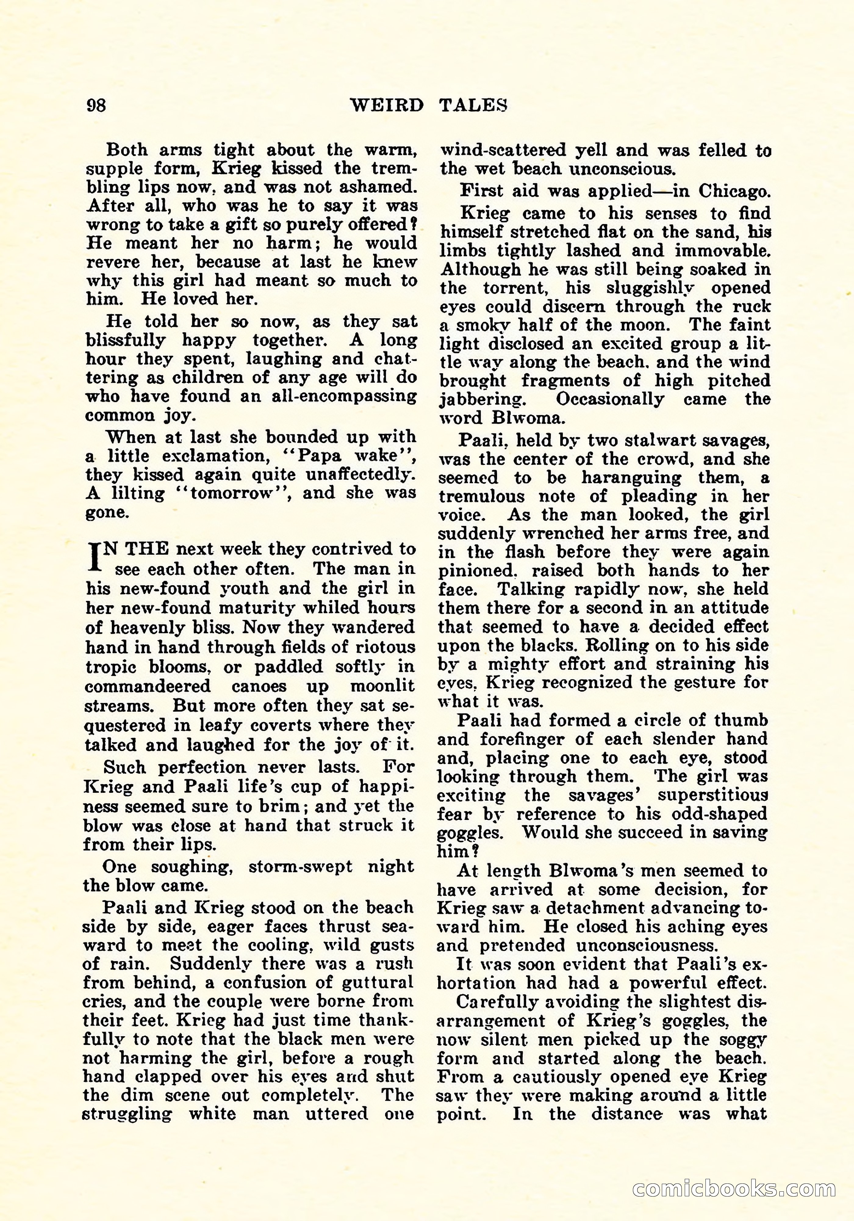 Weird Tales, Vol. 5, No. 2 — page 99 of 194