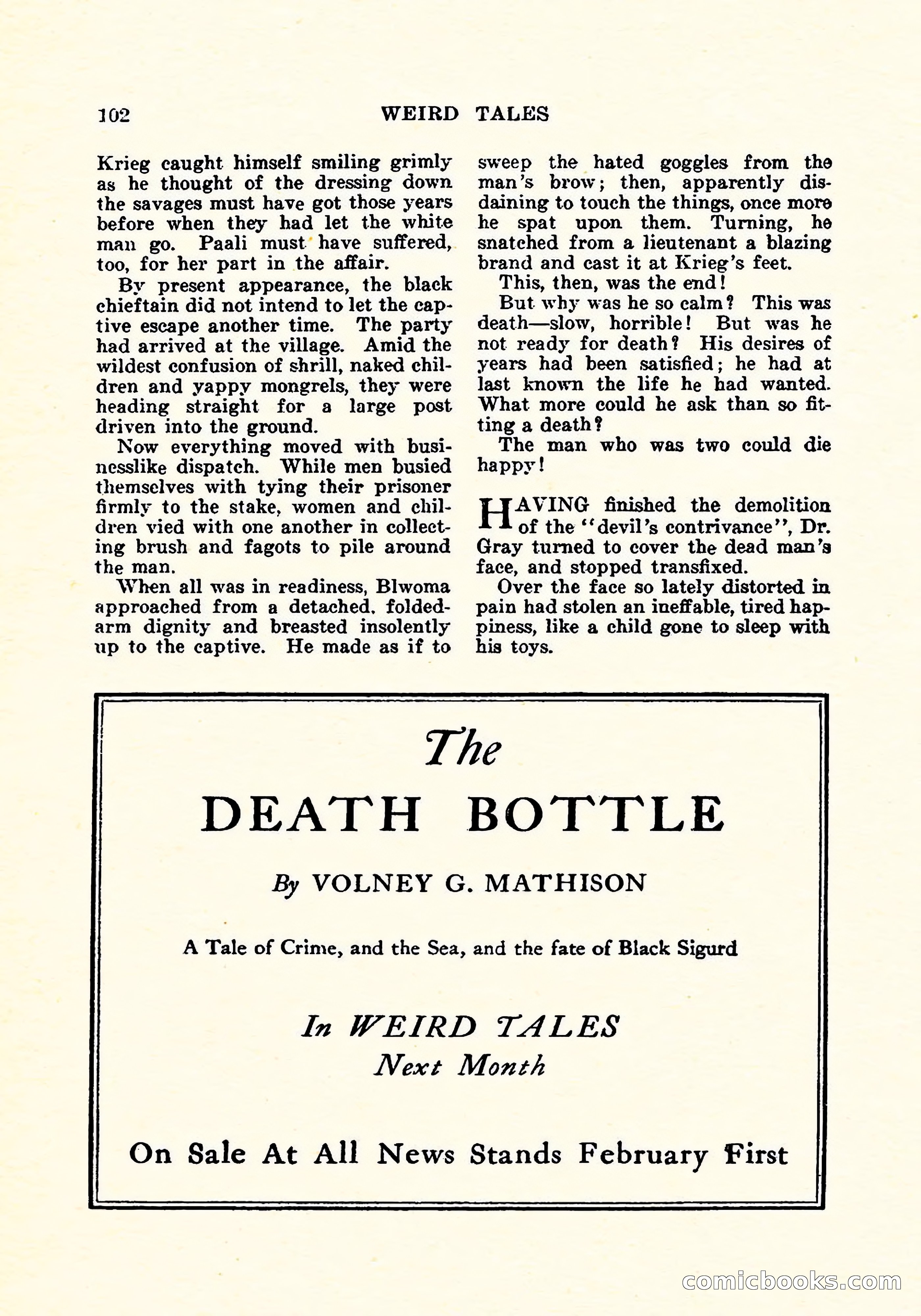 Weird Tales, Vol. 5, No. 2 — page 103 of 194
