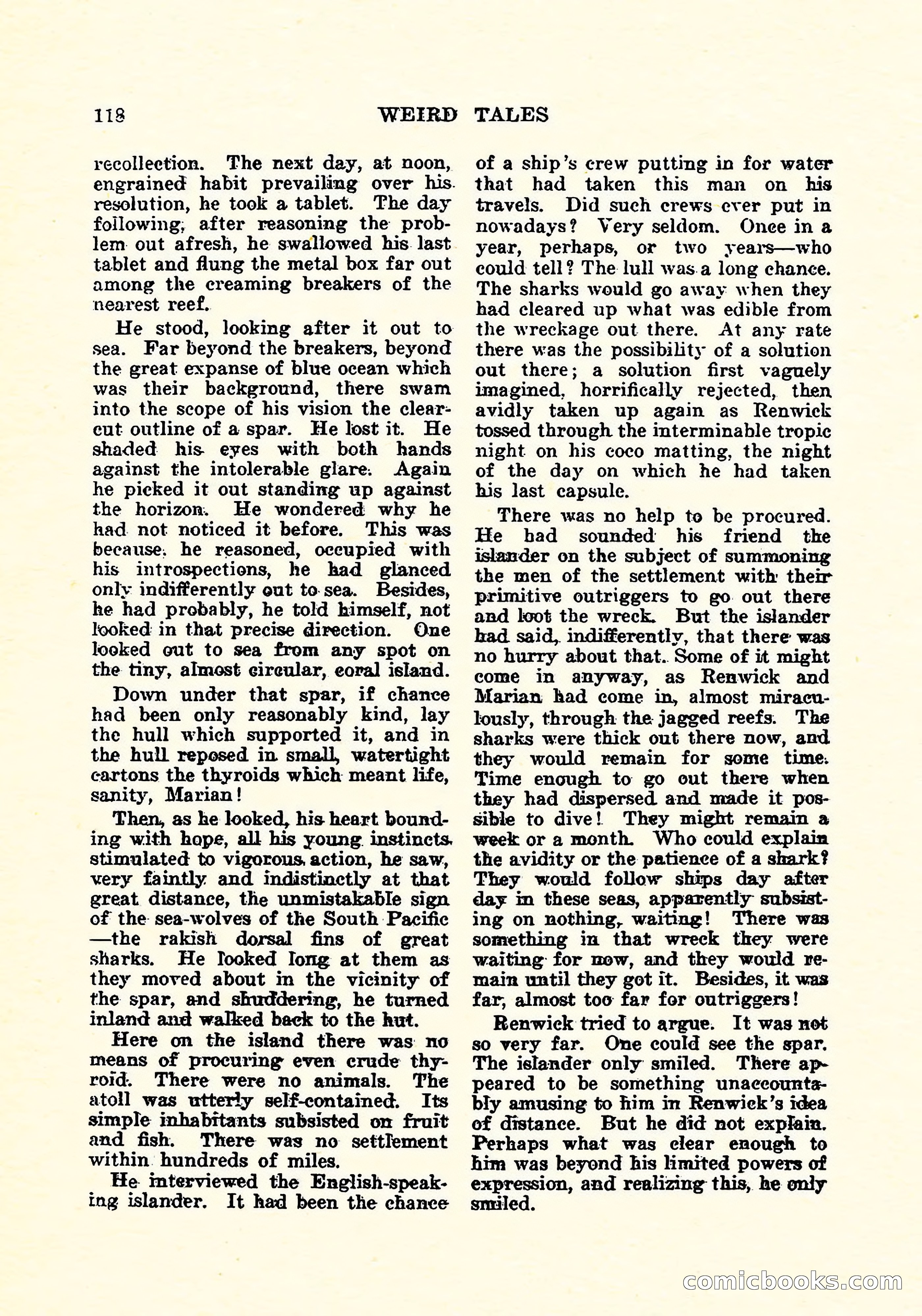 Weird Tales, Vol. 5, No. 2 — page 119 of 194