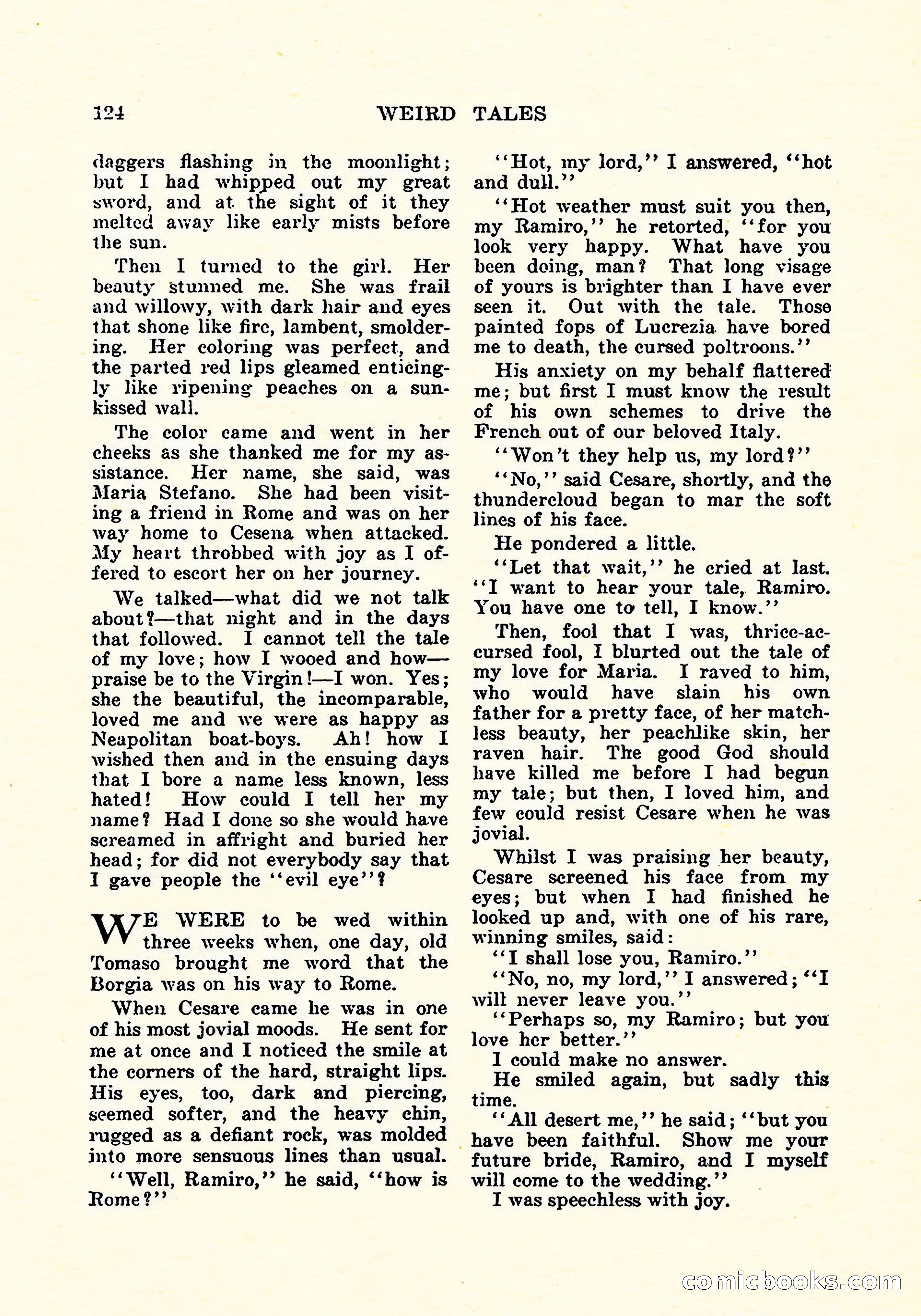 Weird Tales, Vol. 5, No. 2 — page 125 of 194