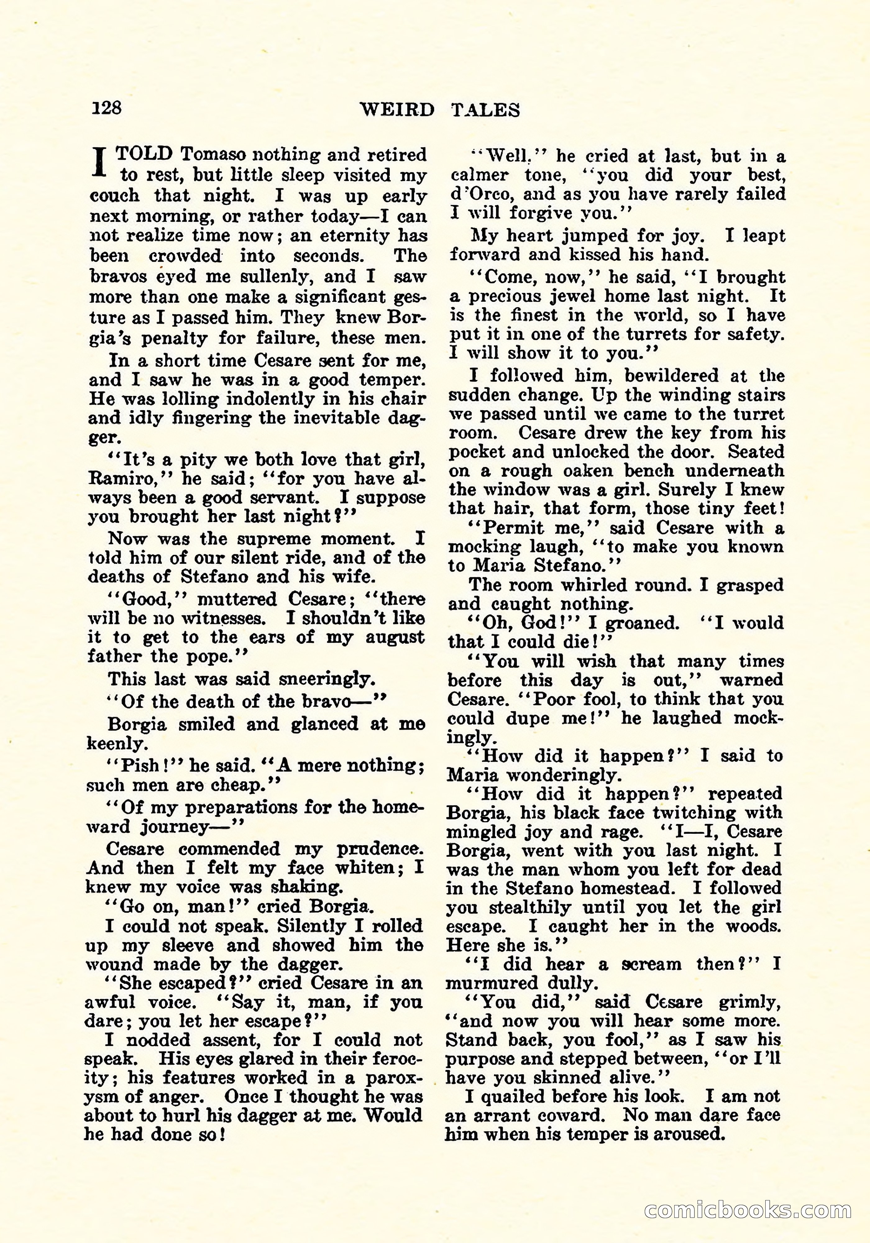 Weird Tales, Vol. 5, No. 2 — page 129 of 194