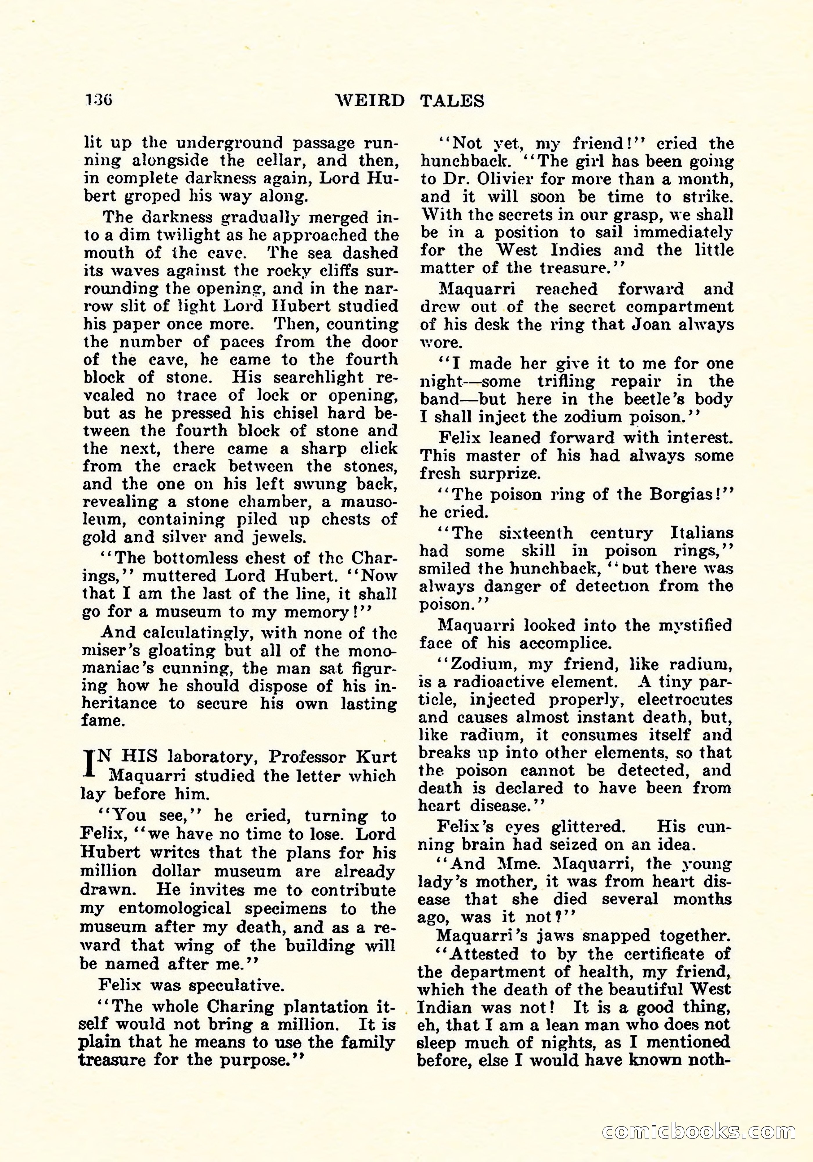 Weird Tales, Vol. 5, No. 2 — page 137 of 194