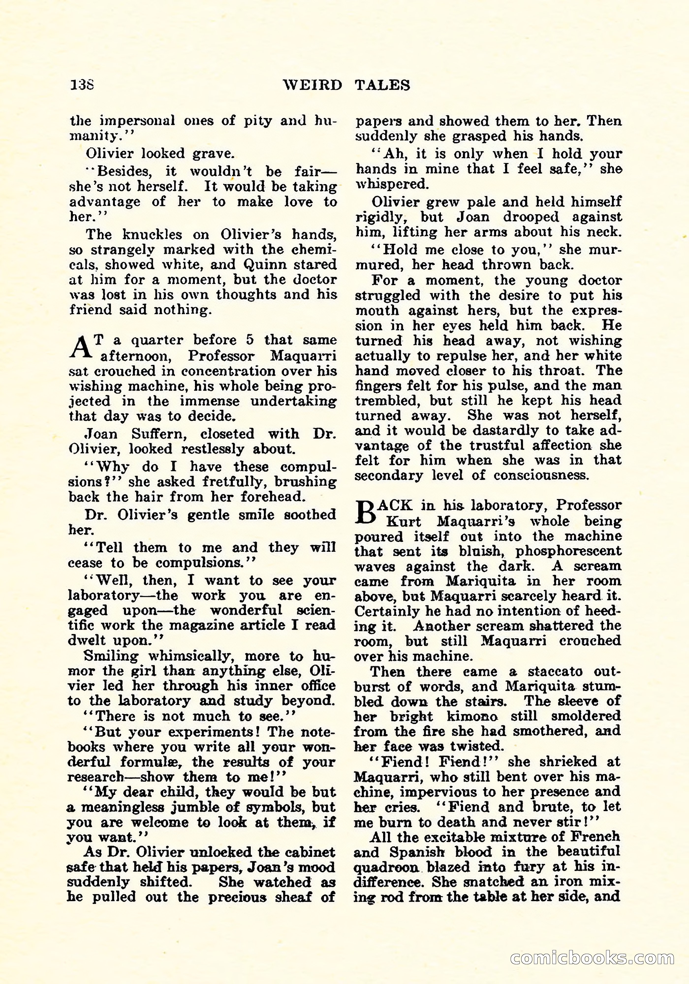 Weird Tales, Vol. 5, No. 2 — page 139 of 194