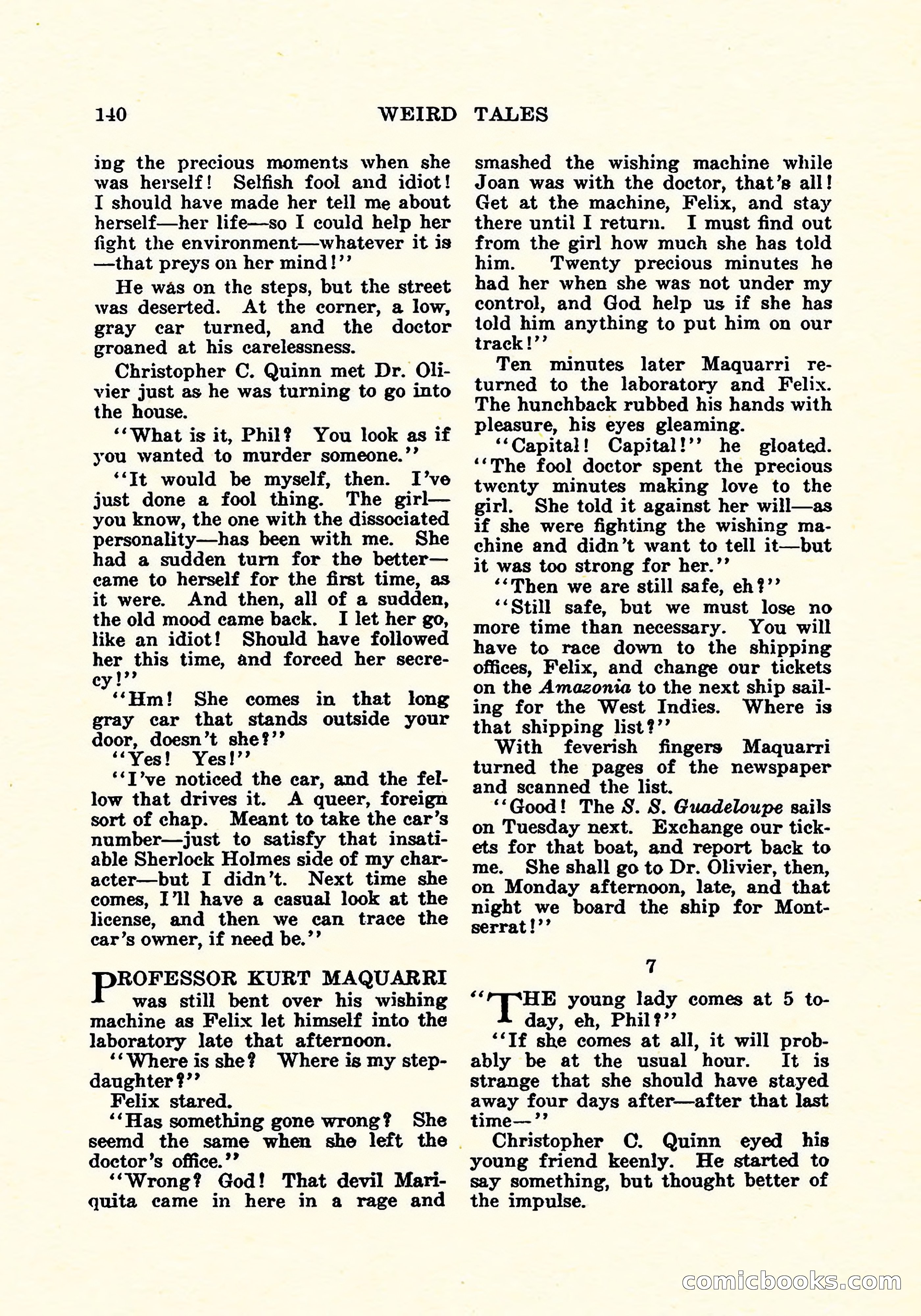 Weird Tales, Vol. 5, No. 2 — page 141 of 194