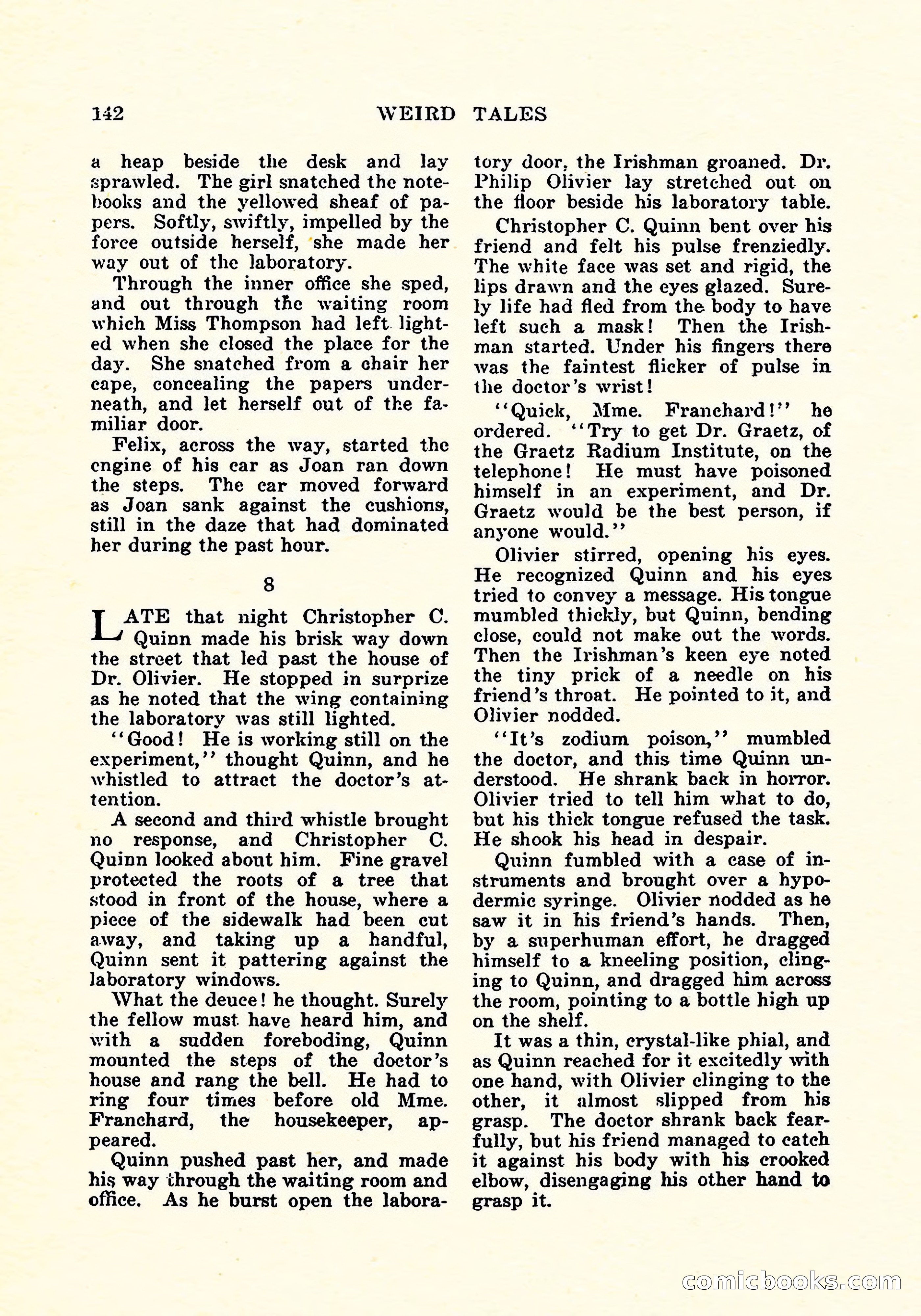 Weird Tales, Vol. 5, No. 2 — page 143 of 194