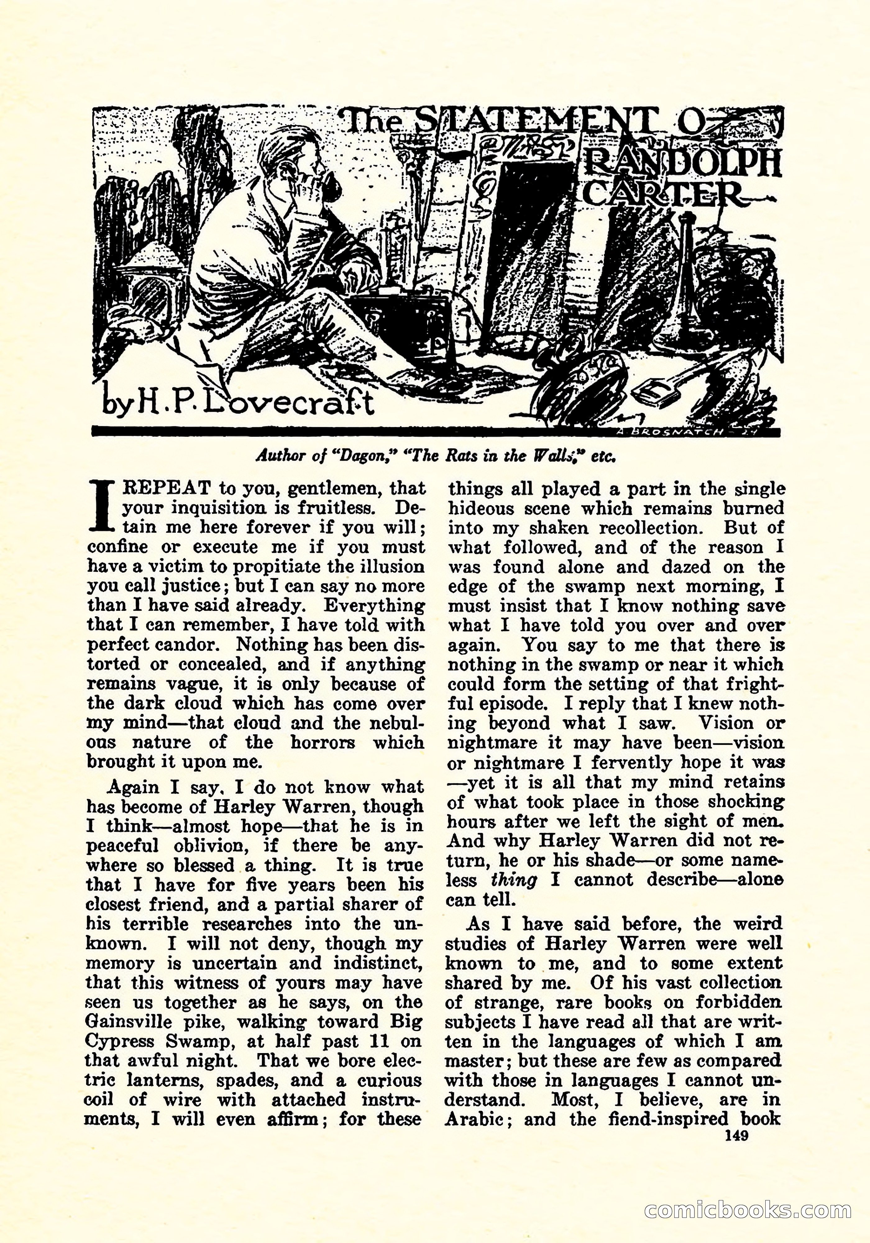 Weird Tales, Vol. 5, No. 2 — page 150 of 194