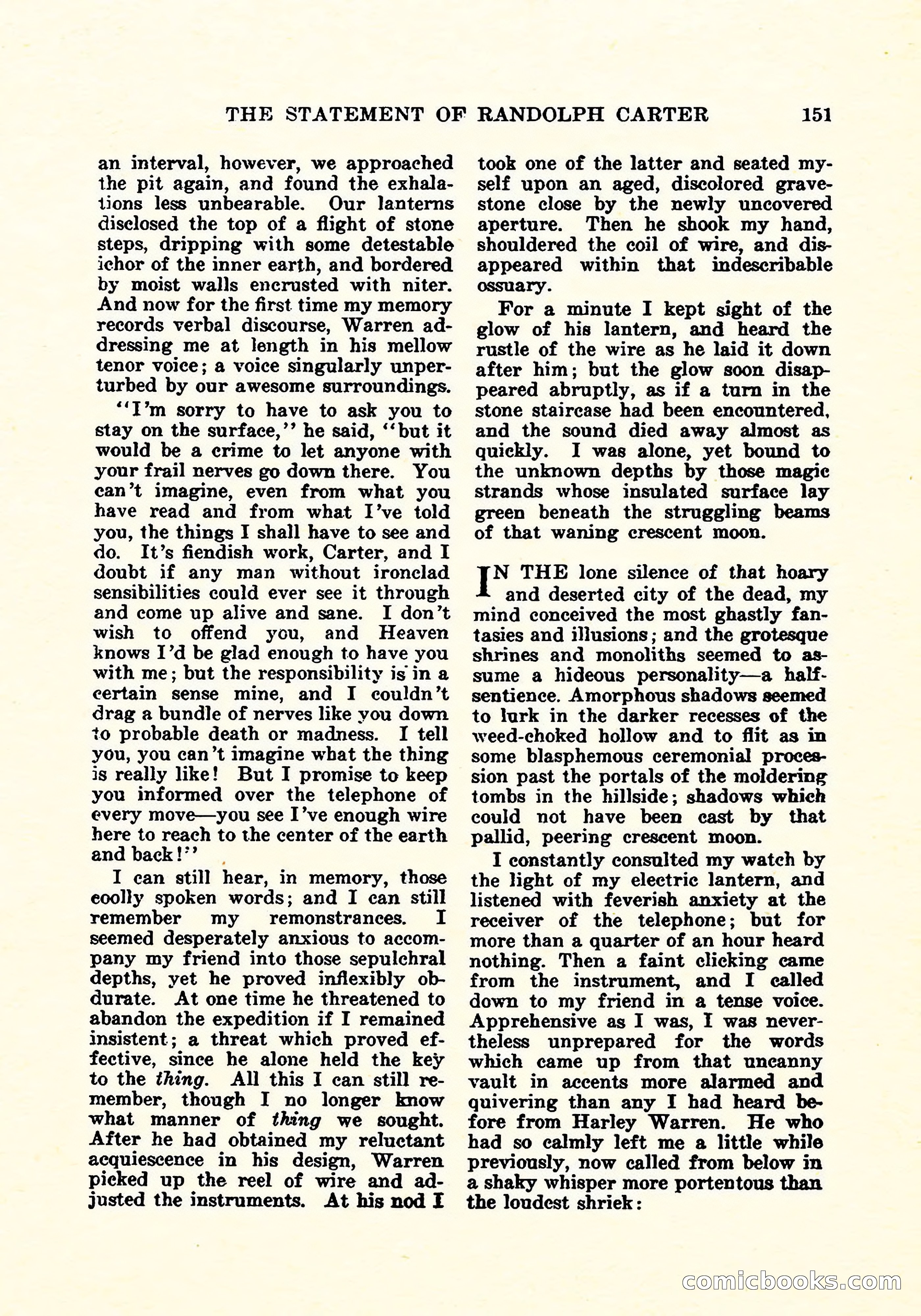 Weird Tales, Vol. 5, No. 2 — page 152 of 194